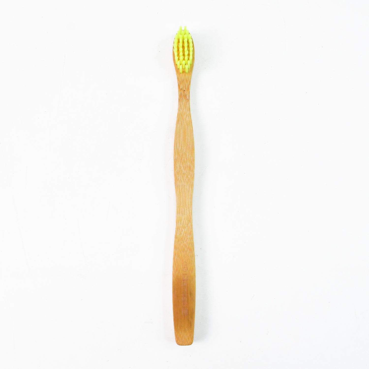 Biodegradable bamboo toothbrush for plastic-free dental hygiene
