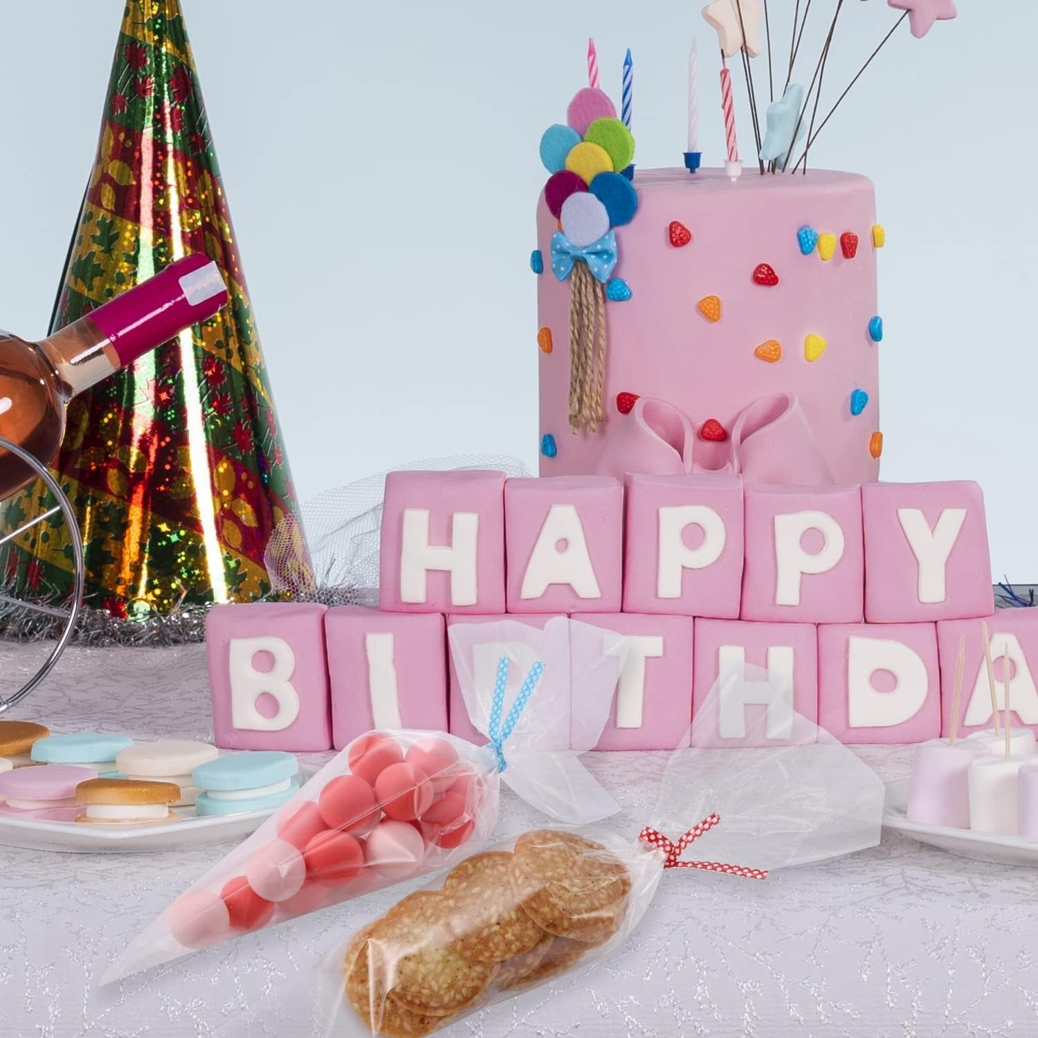 Disposable piping bag used to decorate a cupcake with smooth frosting