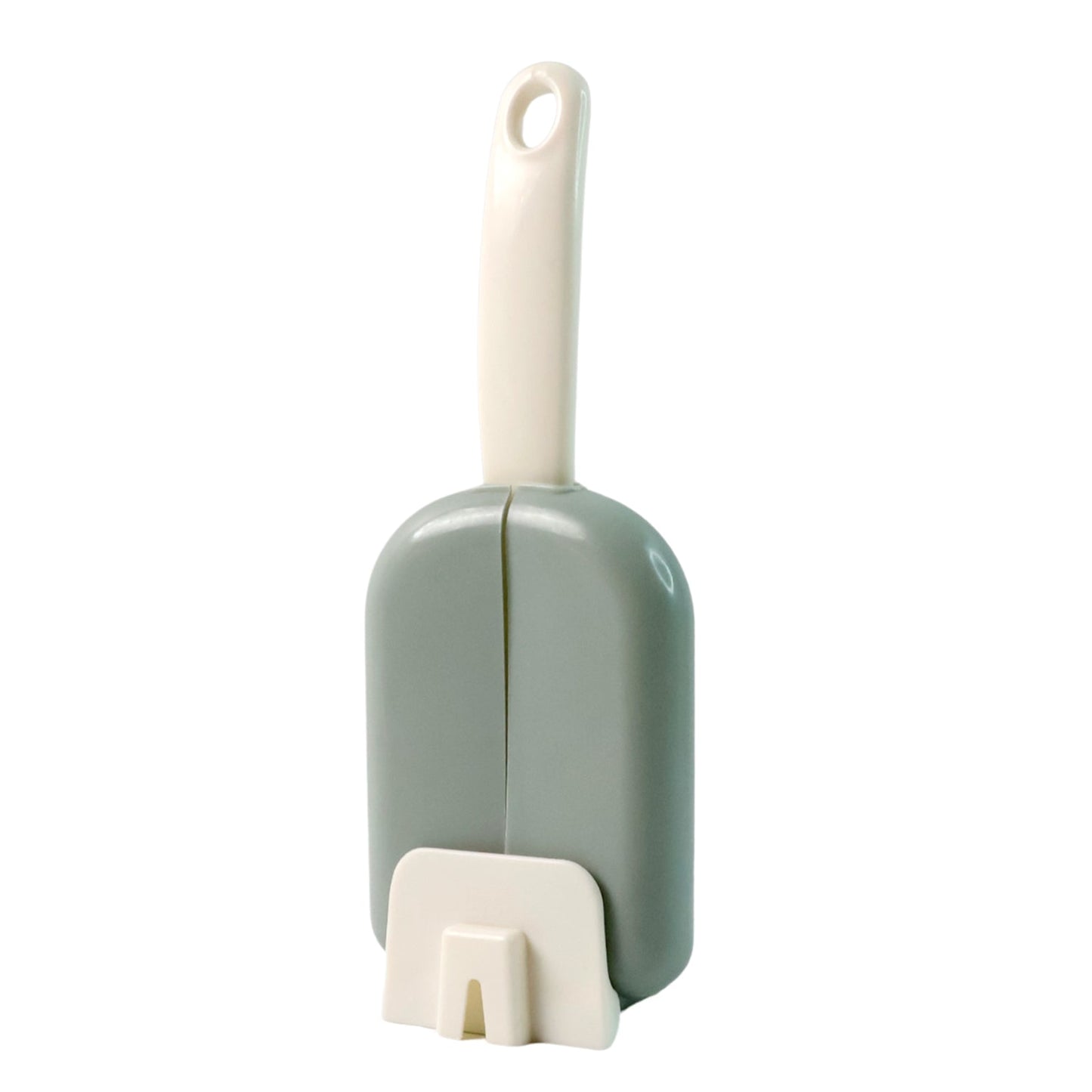 Automatic rice spoon holder with stable non-slip base
