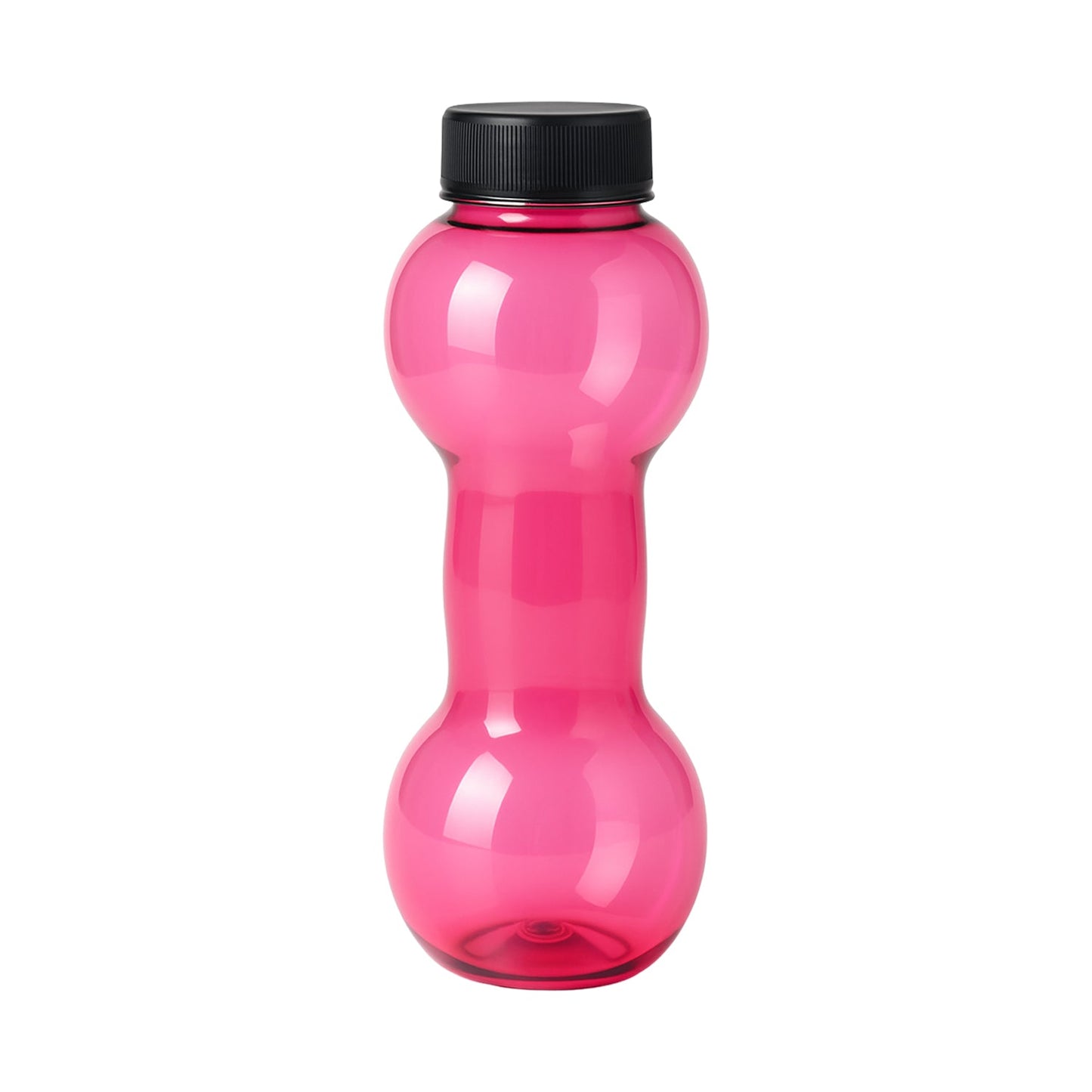 FitFuzion 550ml fitness bottle lying on a yoga mat, ready for use.
