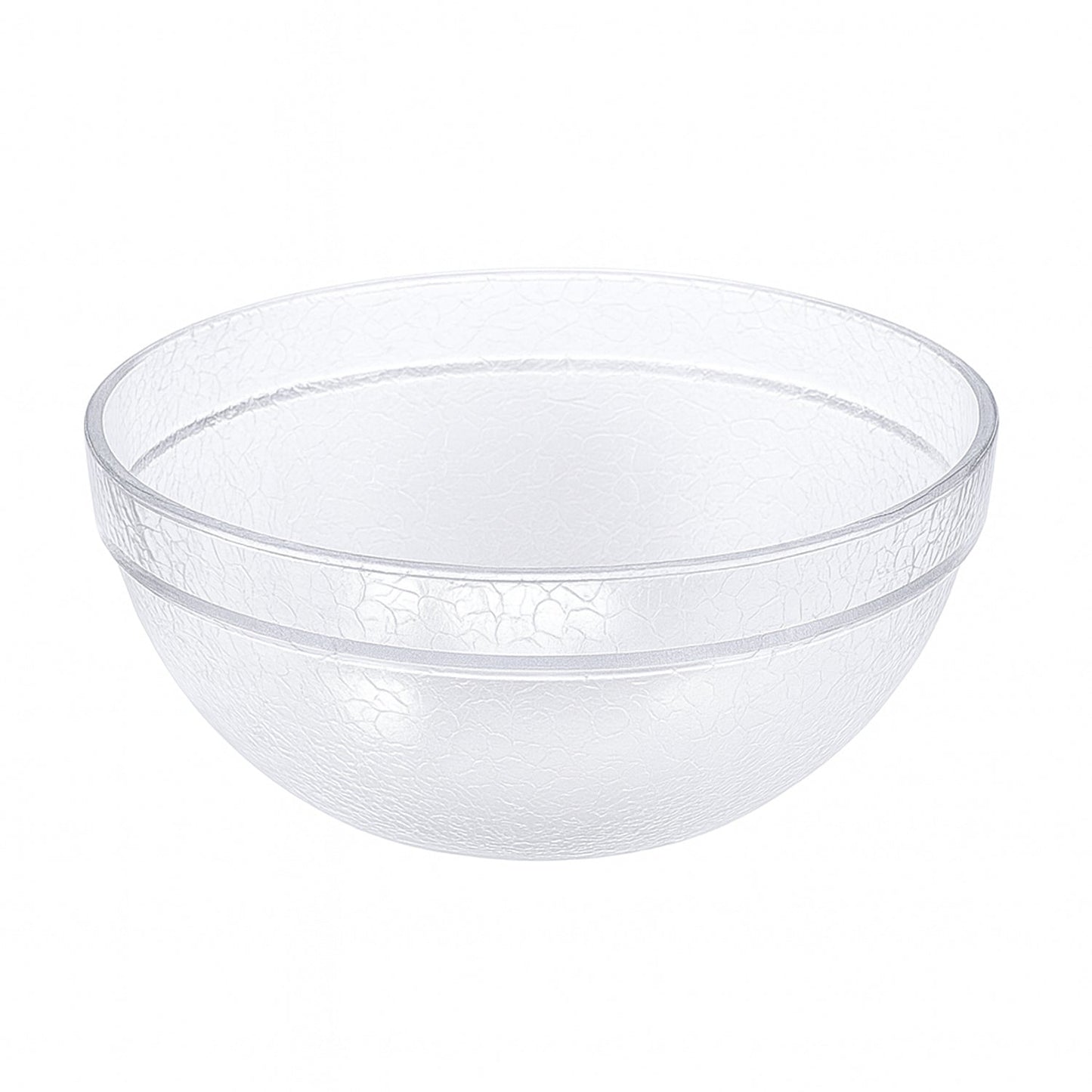 Premium quality transparent plastic mixing bowl used for kitchen and serving