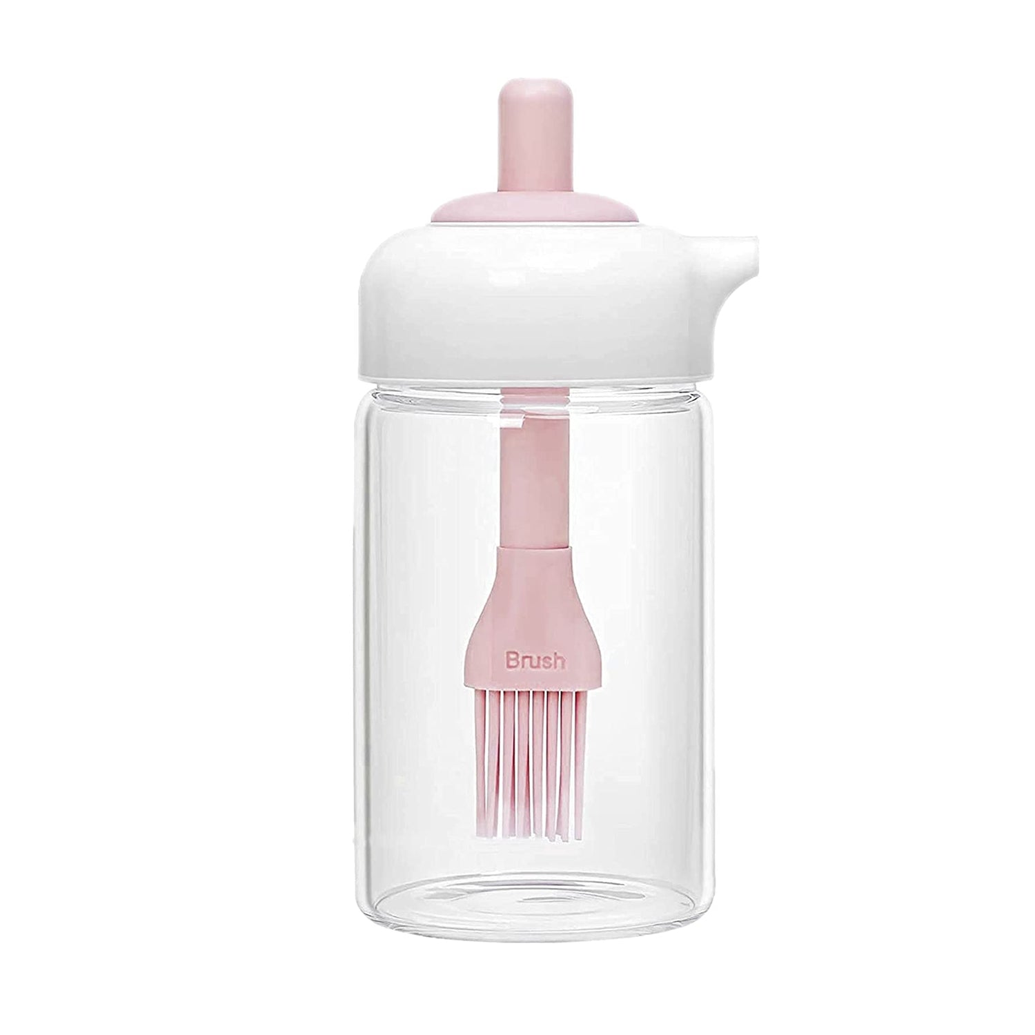 Multi-functional 2-in-1 oil dispenser and brush set, ideal for various culinary tasks.