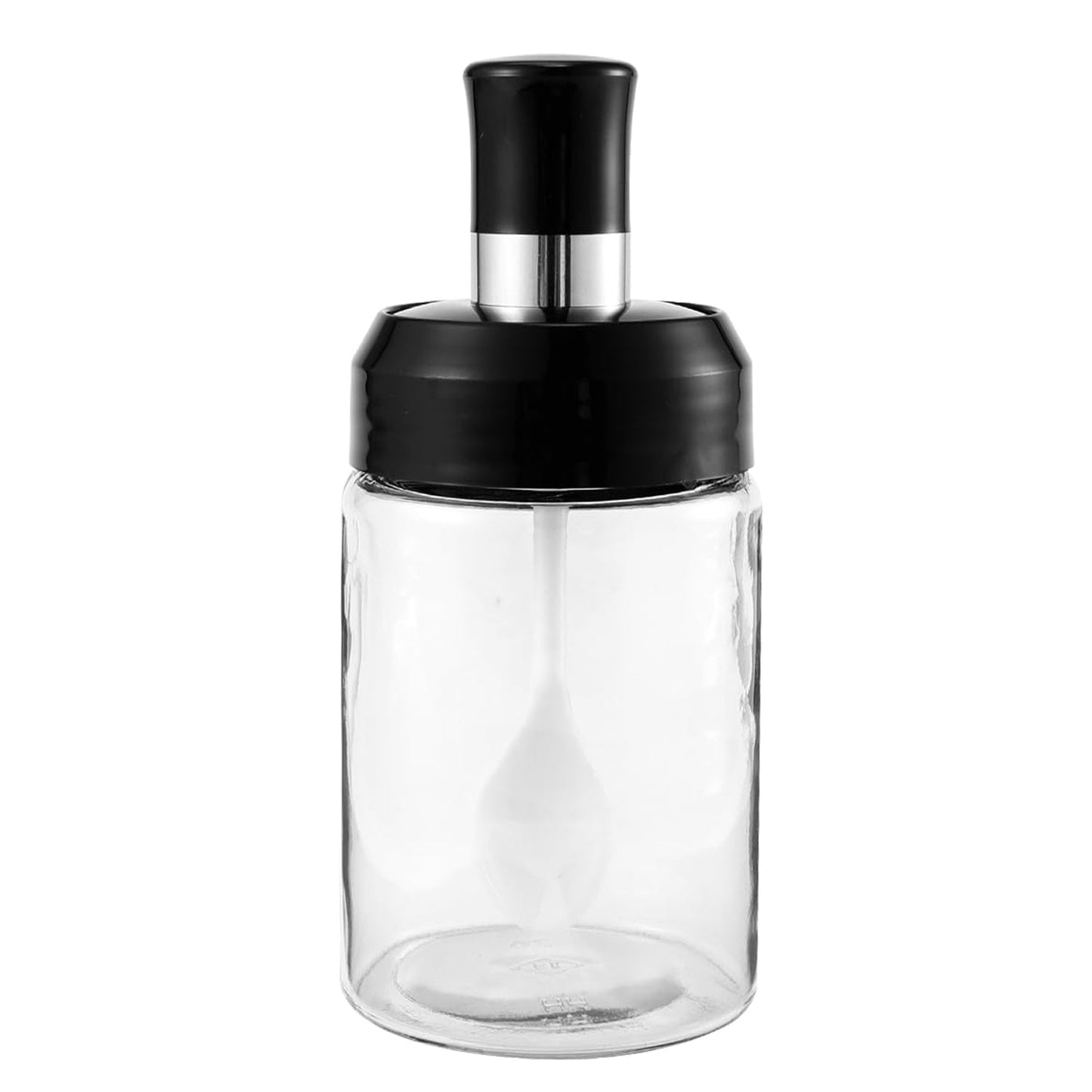 Airtight glass jar designed for fresh spice and condiment storage