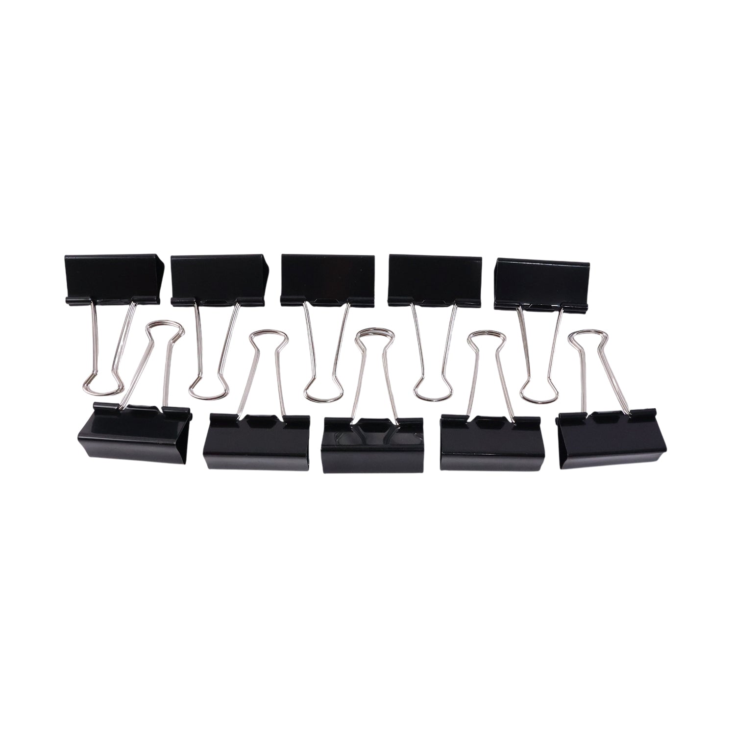 Office binder clips for holding papers and files