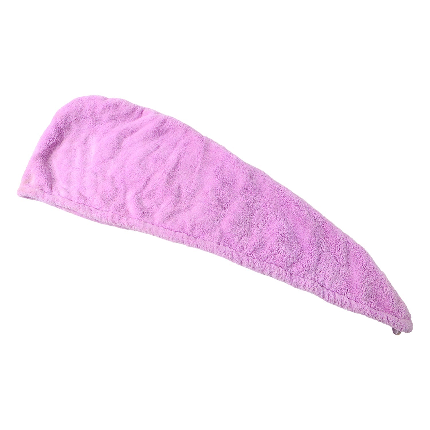 Close-up of the soft, plush microfiber fabric of the VelvaBloom hair drying towel.
