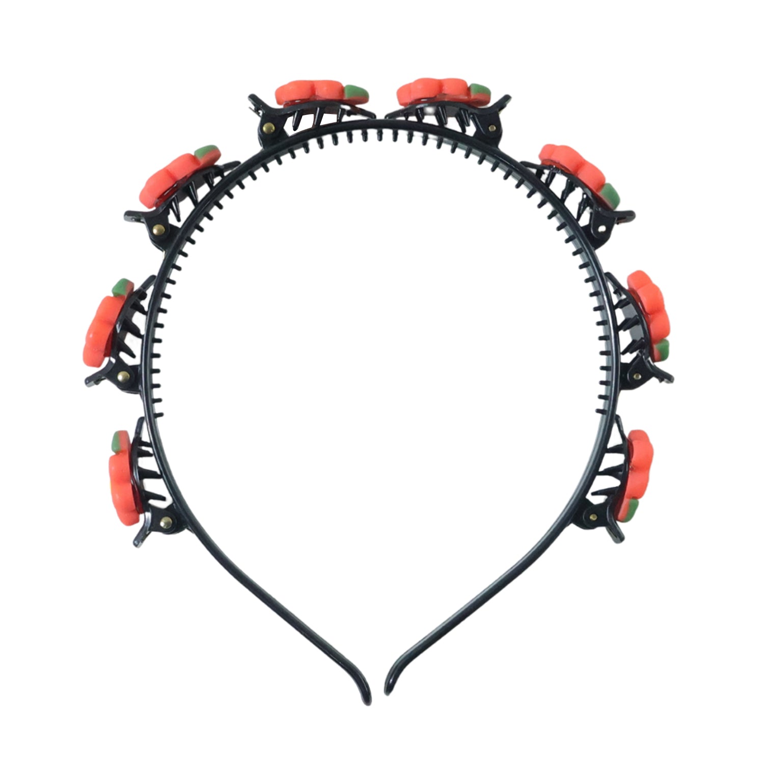 Neatly styled hair with fashionable headband