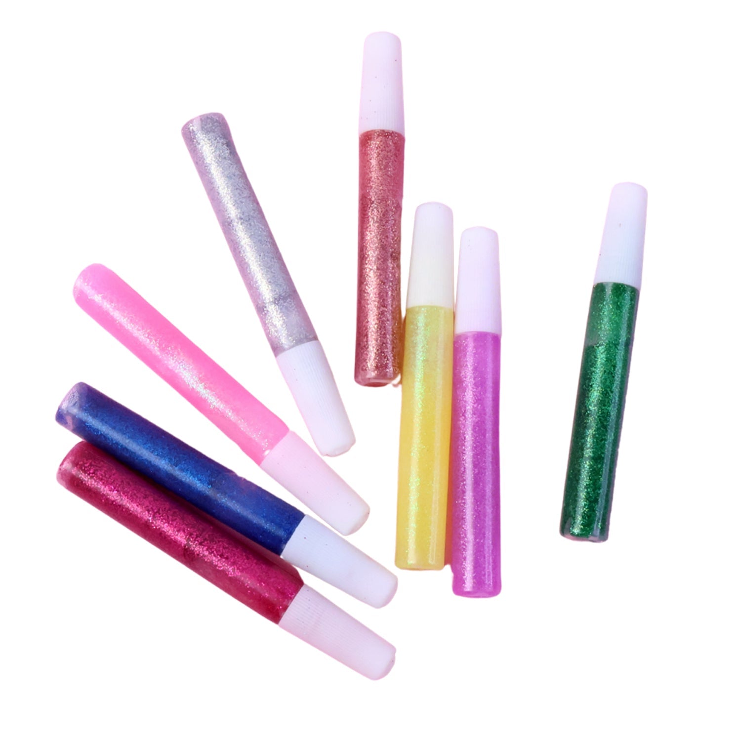 Kids using glitter glue pens for fun creative art activities