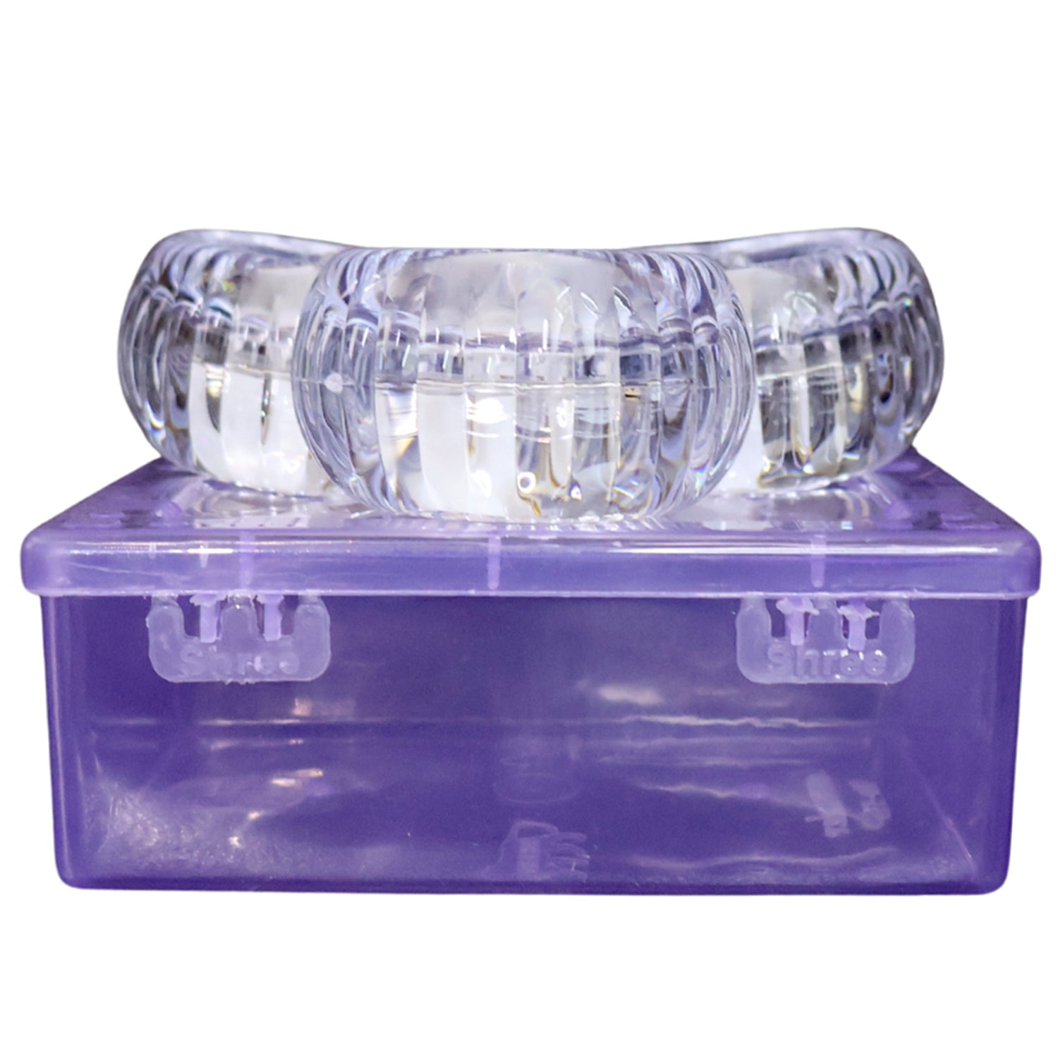 Glow of decorative heart-shaped LED candles enhancing room decor