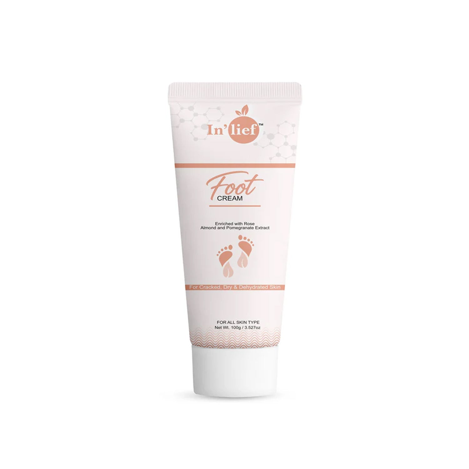Foot care cream specially designed for dry, rough feet
