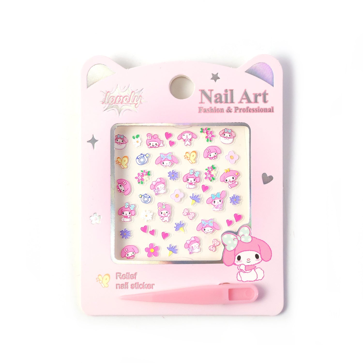 Decorative cartoon nail stickers for stylish nails