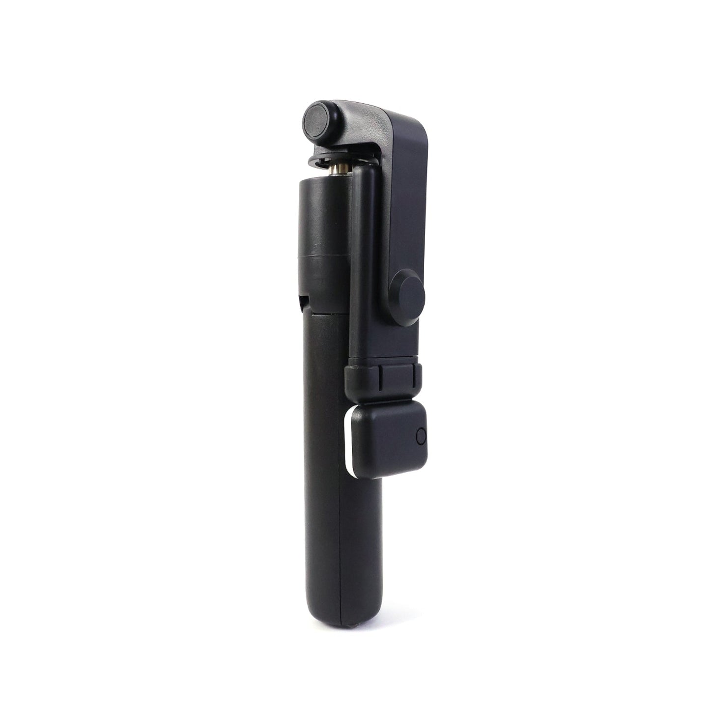 Selfie stick featuring built-in LED light for enhanced illumination