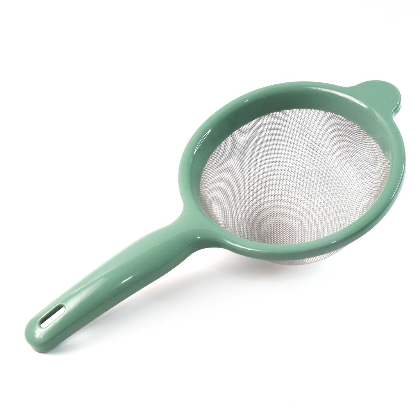 Multipurpose stainless-steel kitchen strainer for straining, sifting, and rinsing