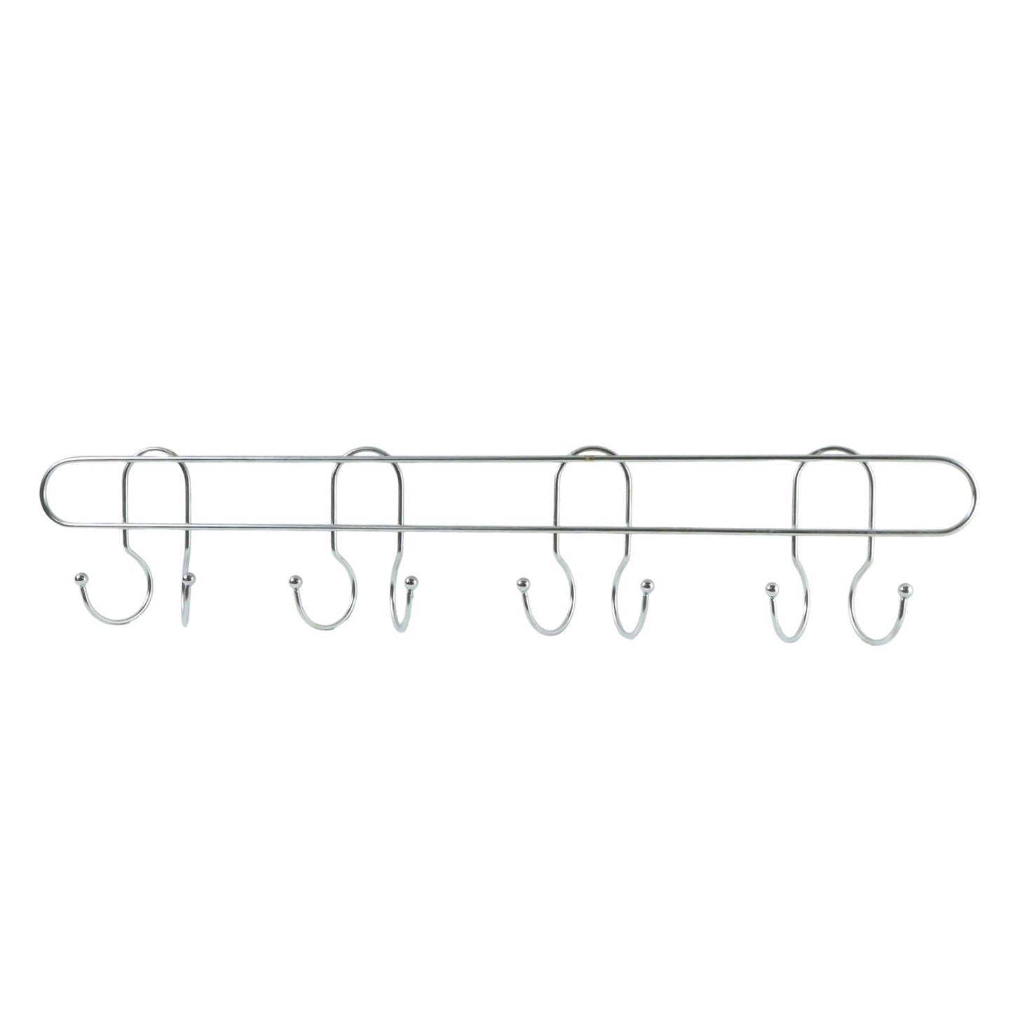 Stainless steel hanger rack for kitchen, bathroom, and bedroom organization