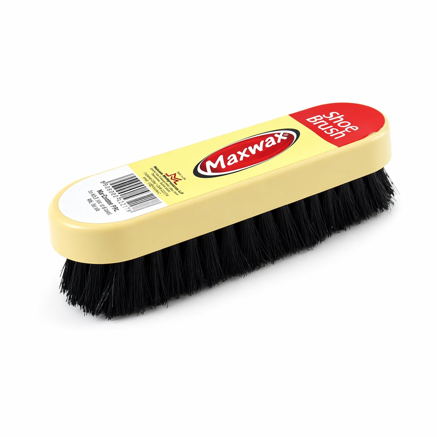 Leather shoe brush cleaner with ergonomic design