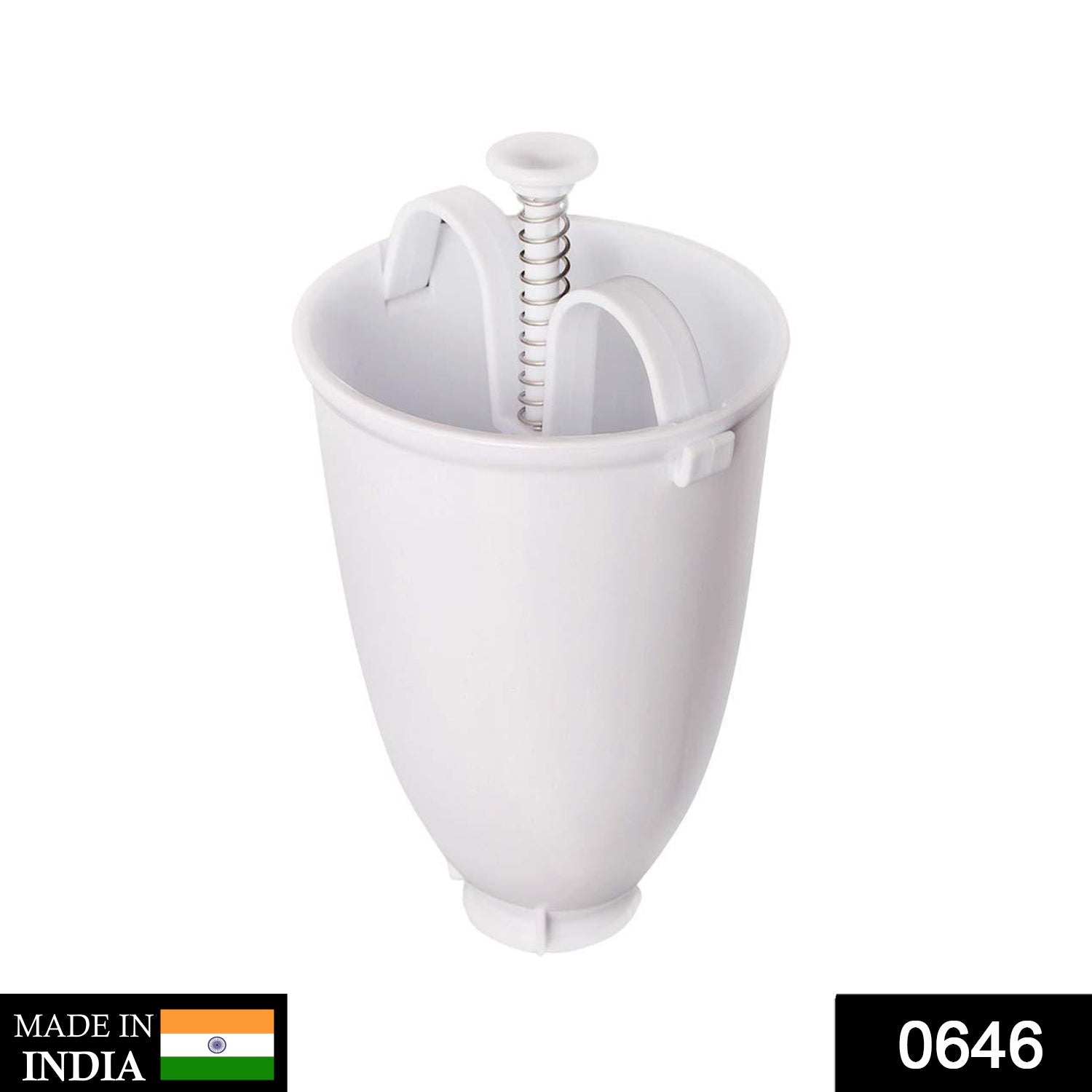Efficient plastic Medu Vada Maker and donut dispenser for quick, consistent results.