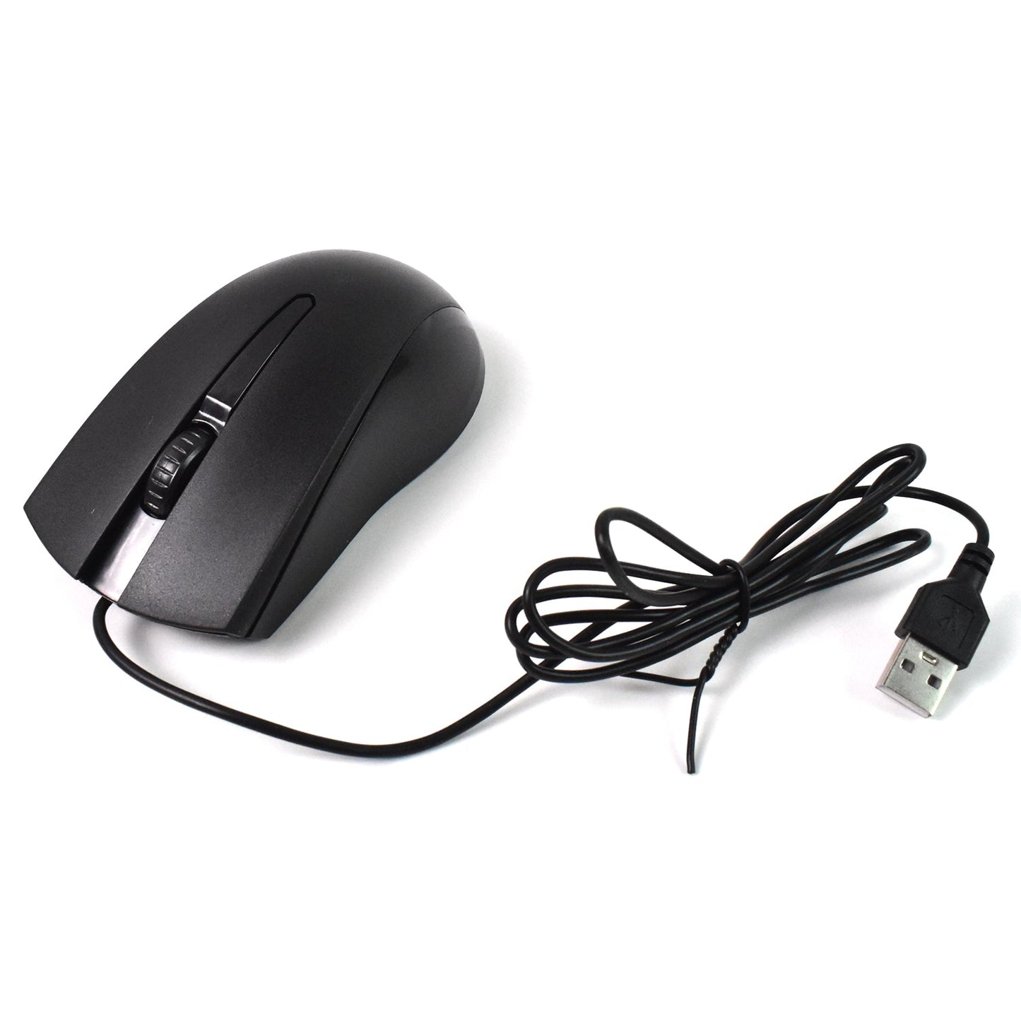 Angled perspective of the X2 Wired Optical Mouse, showcasing its modern finish.