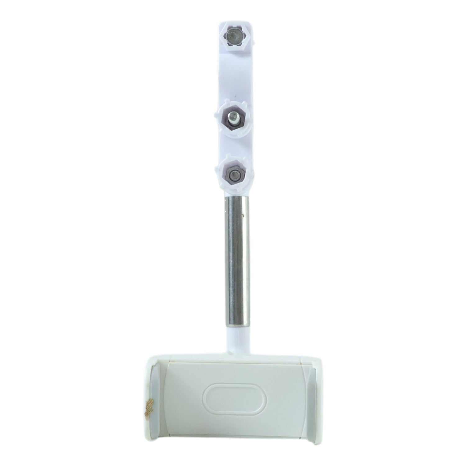 Handsfree car phone holder mounted on rearview mirror for safer driving