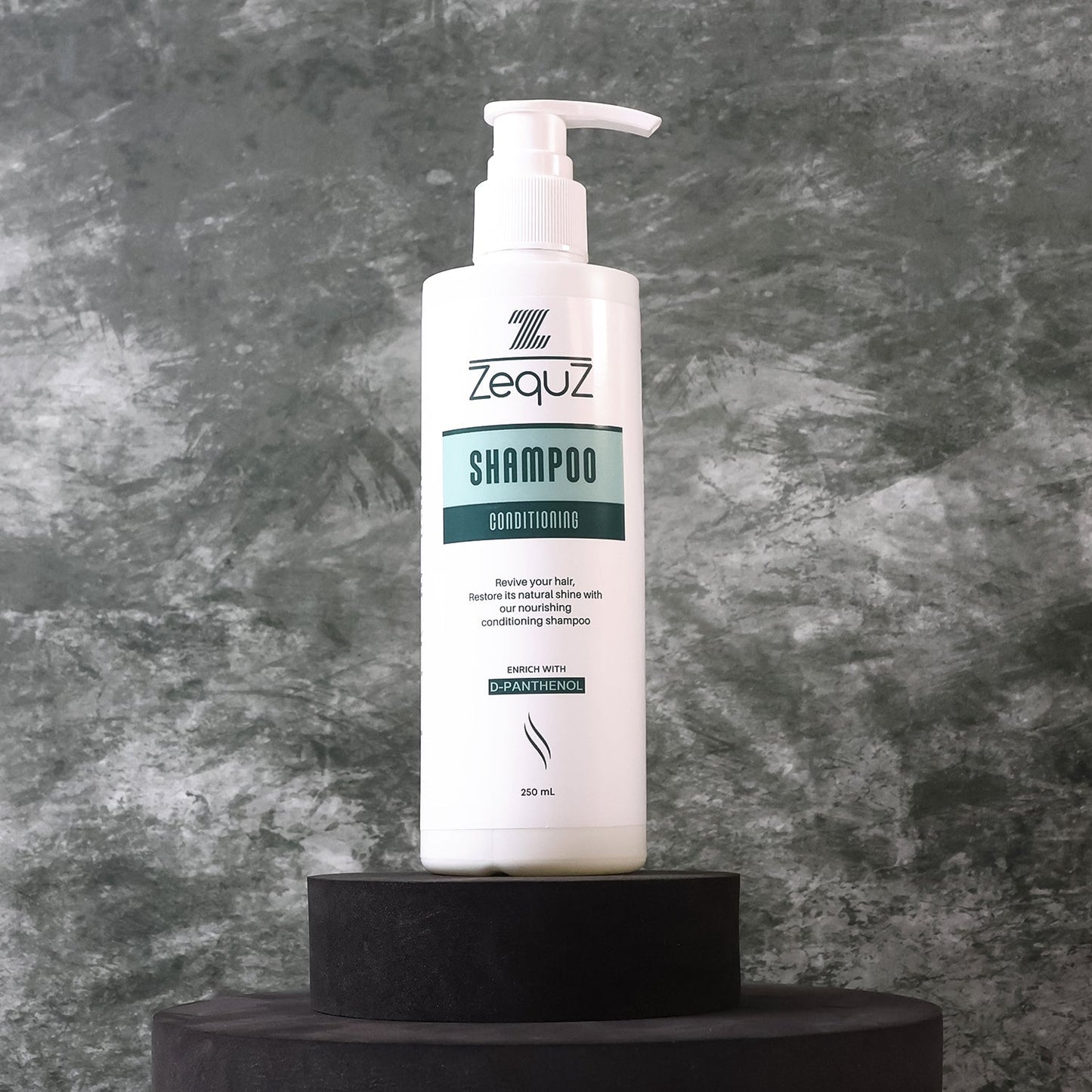 Conditioning shampoo lather showing smooth and hydrating hair care effect