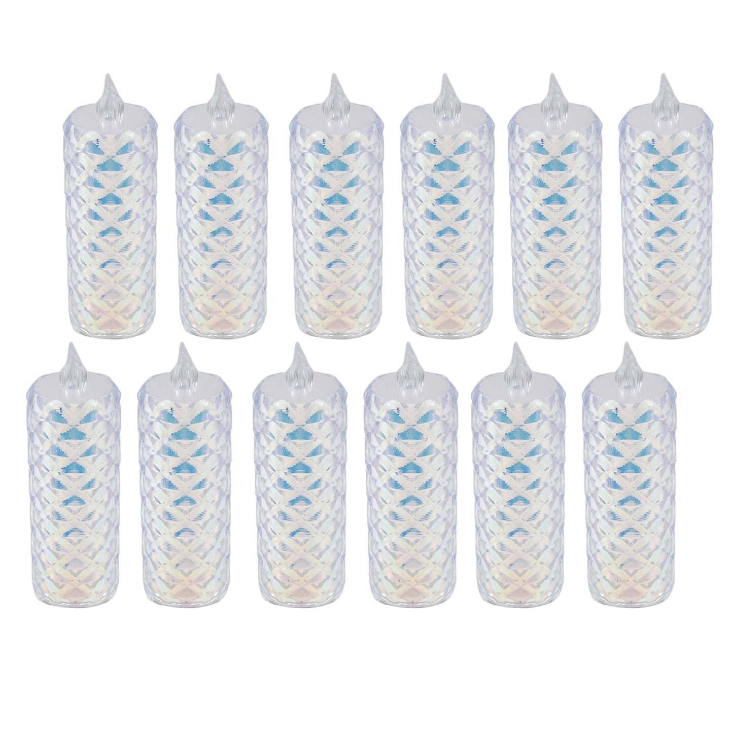 Safe and realistic LED flameless candles in a cozy setting.
