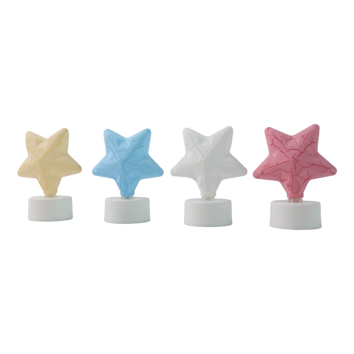 Hand holding a glowing Star LED Tealight Candle, highlighting its portable and safe design.