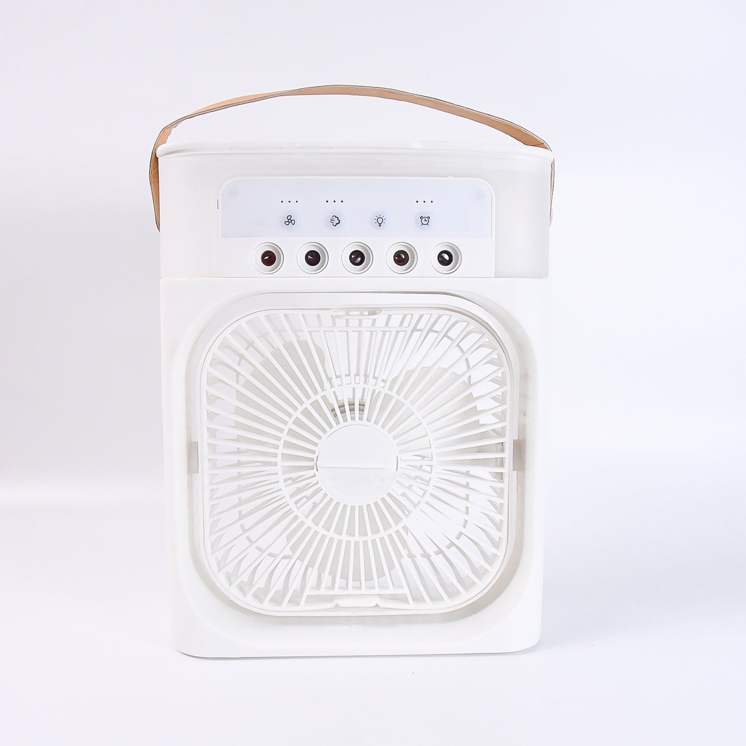 CoolAura personal AC fan with 7-color LED