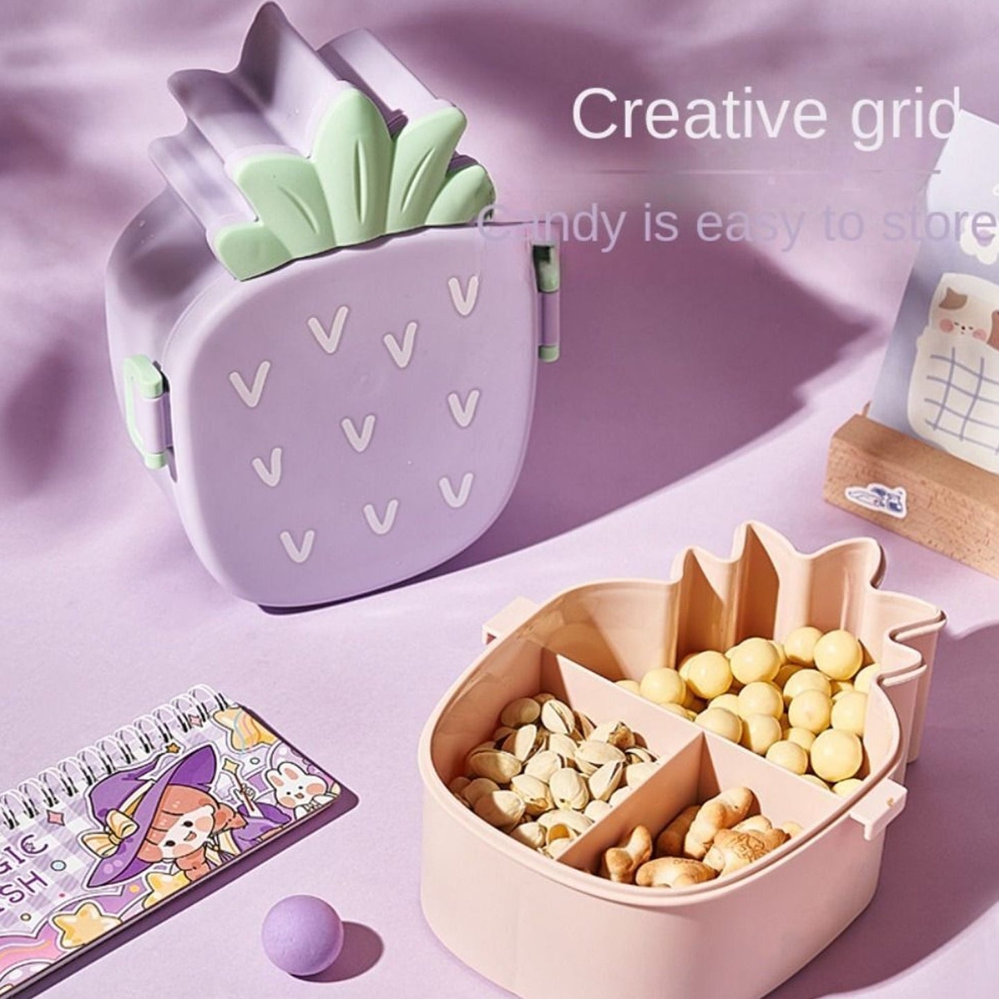 Compact and portable kids' lunch box, ideal for school bags or outings.