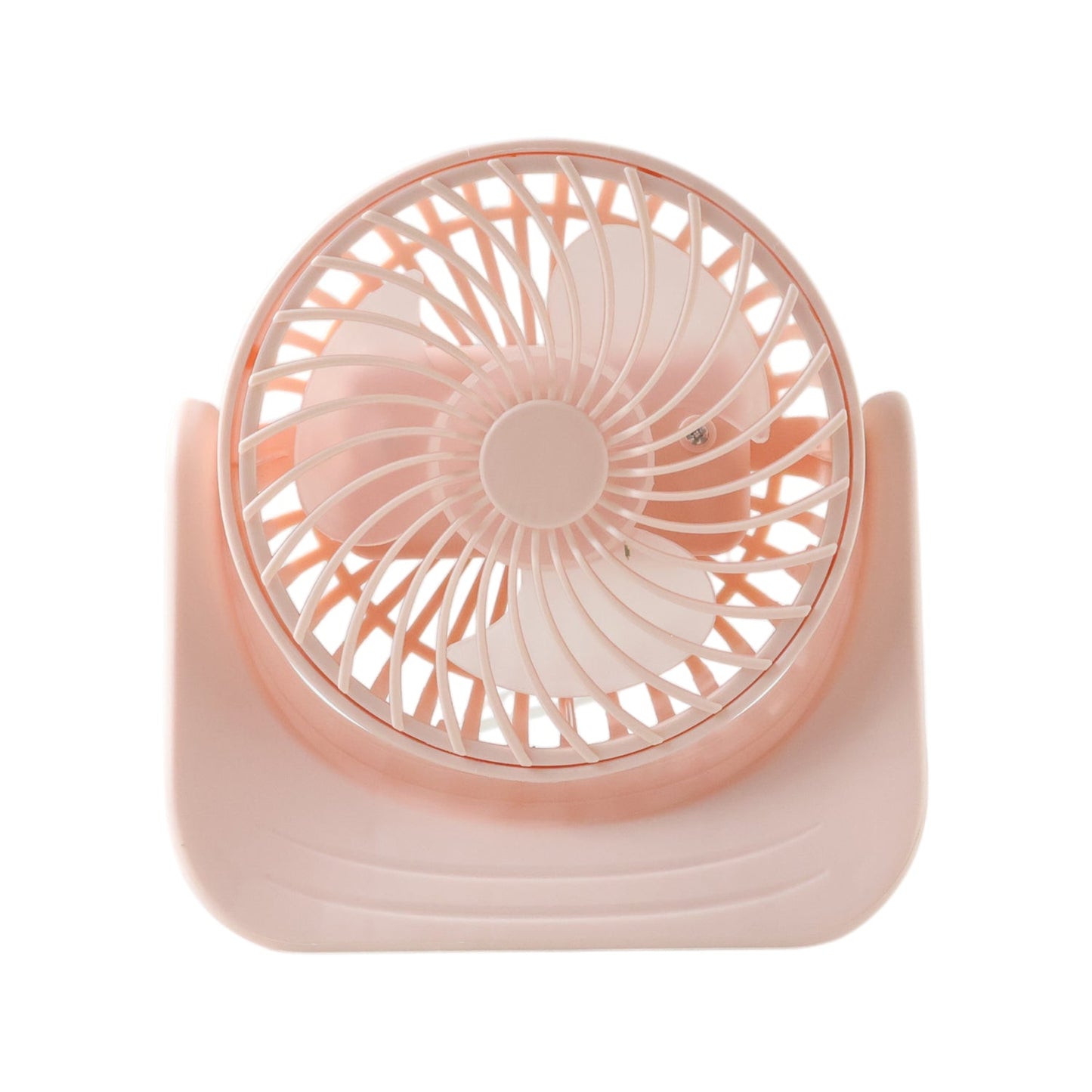 User enjoying cooling from silent mini desktop fan at workspace