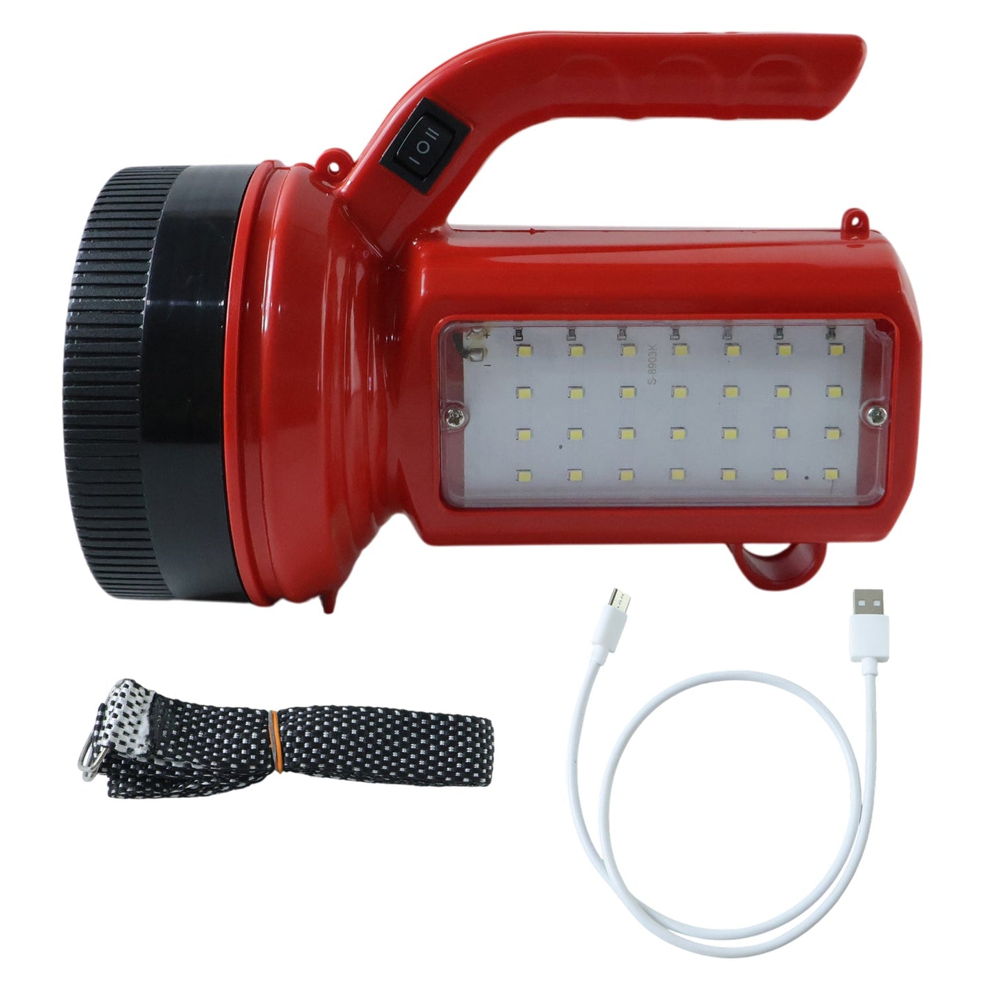 Bright focused LED torch providing powerful illumination