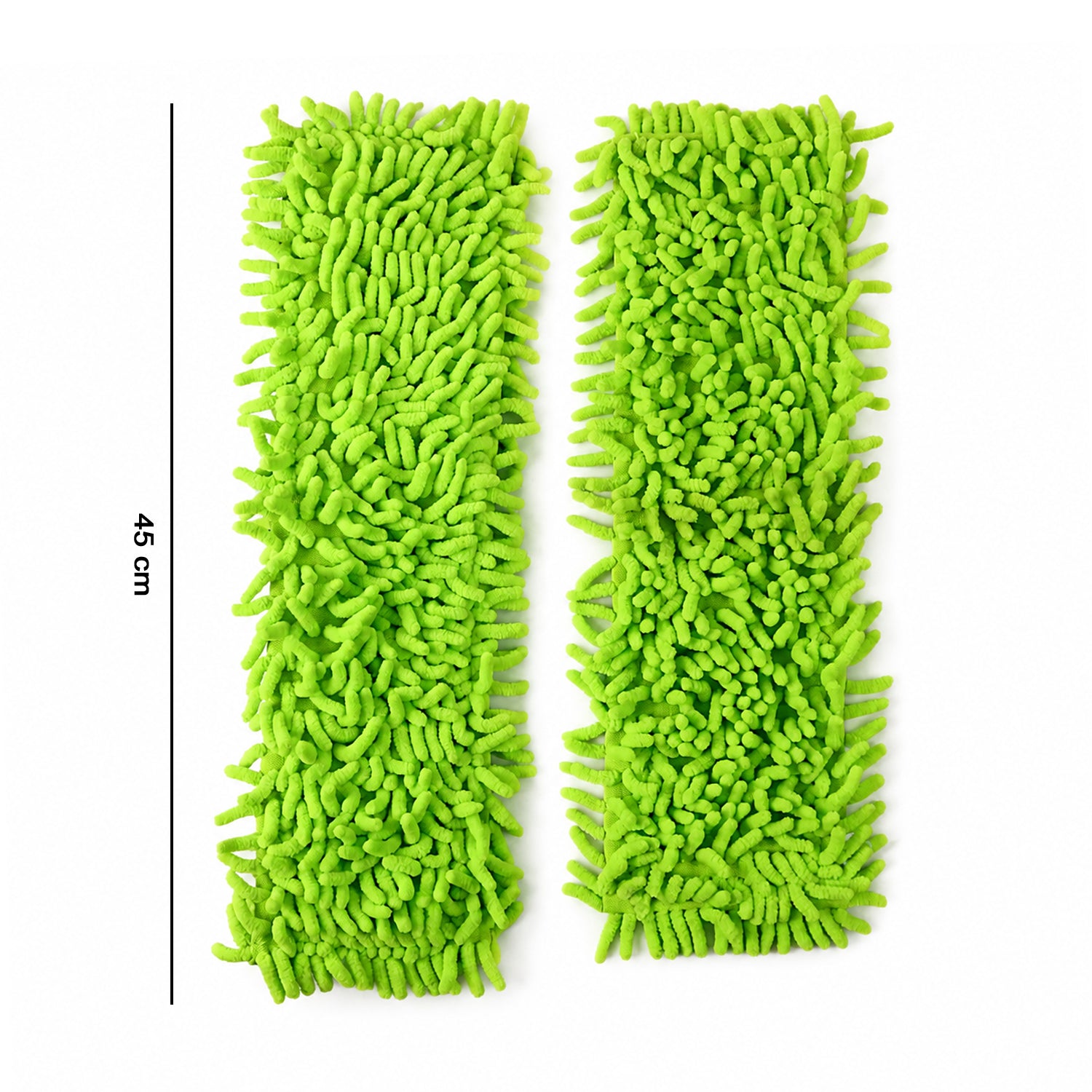 Flexible microfiber mop head maneuvering around furniture for thorough cleaning.