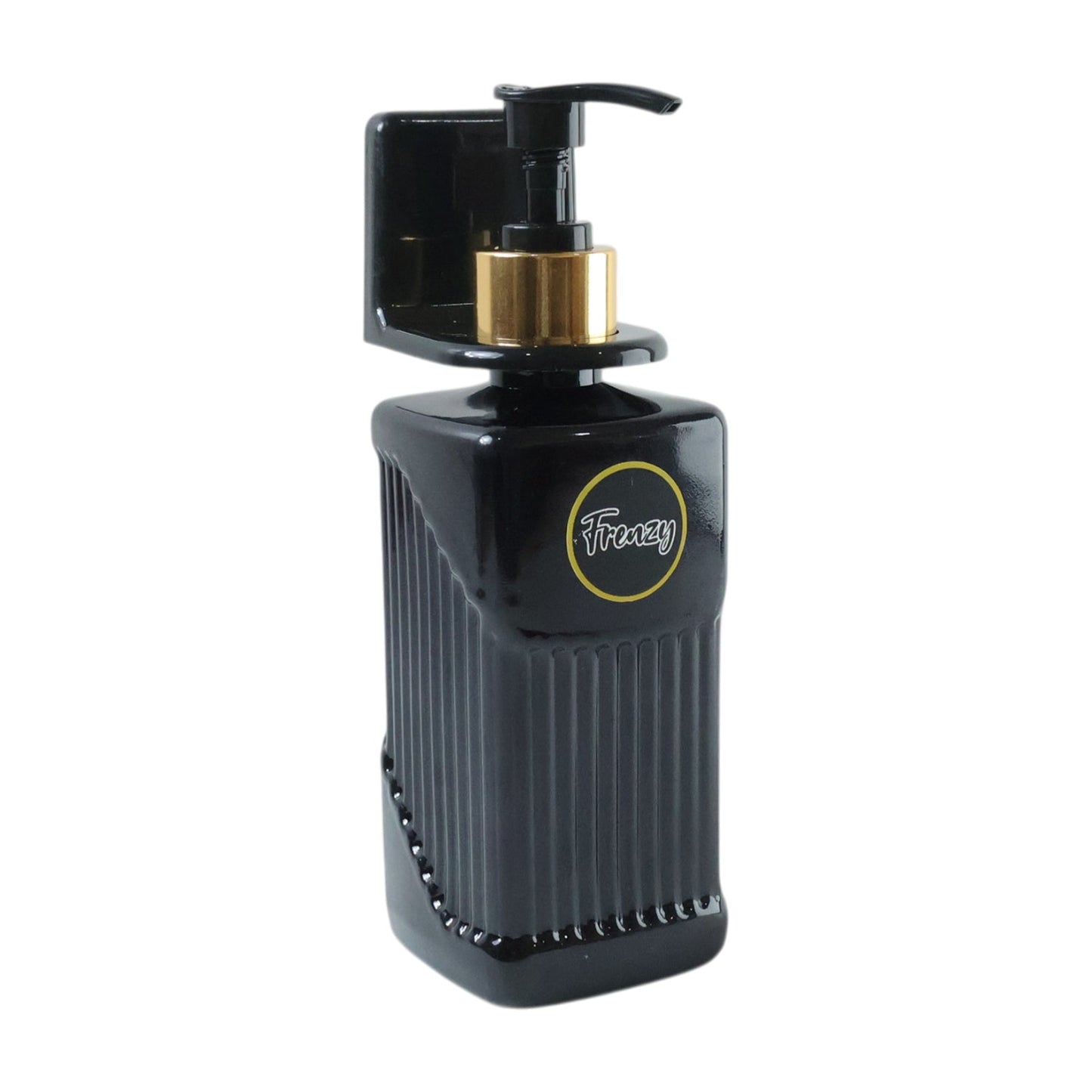 Refillable liquid soap pump bottle with stylish design