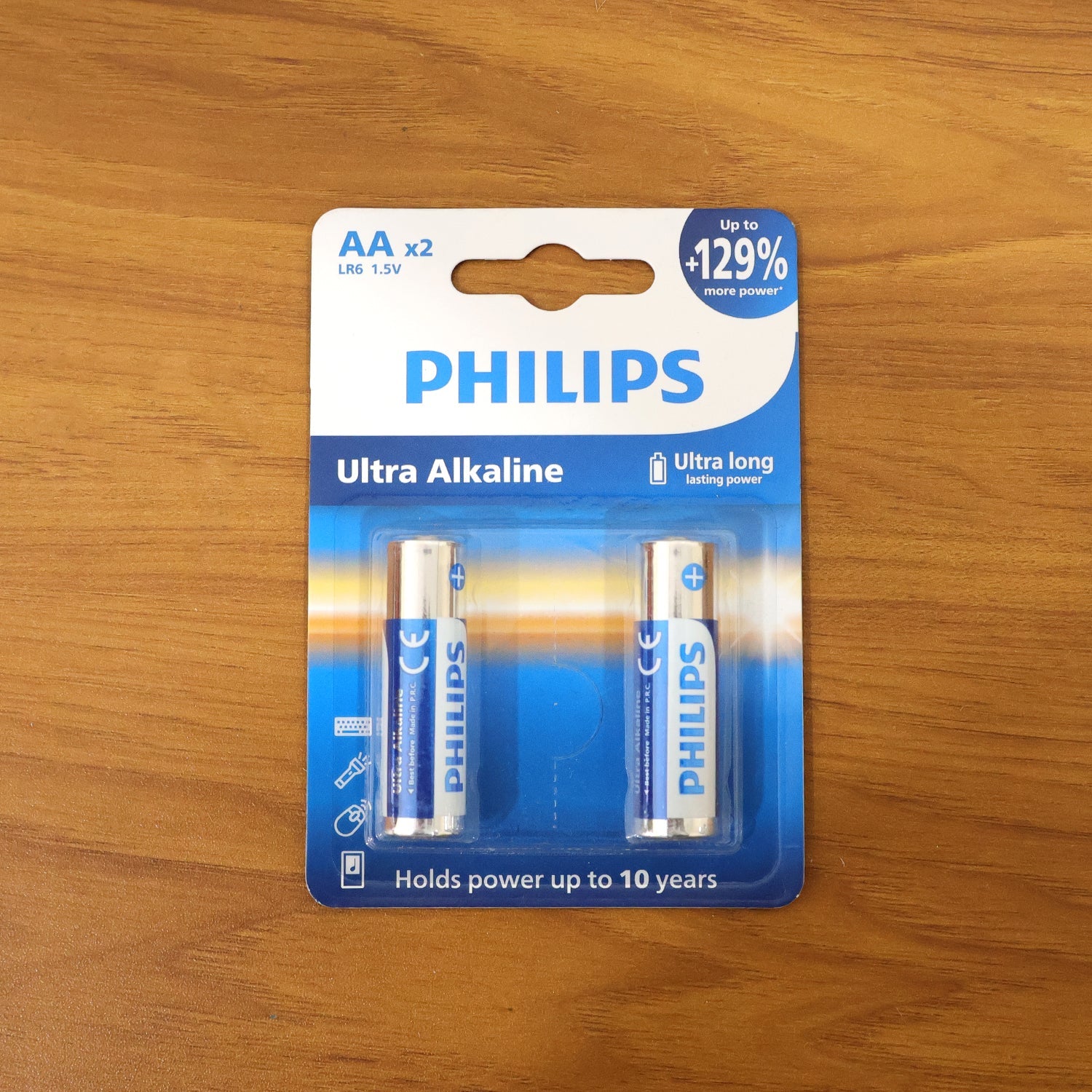 AA ultra alkaline batteries for electronic devices