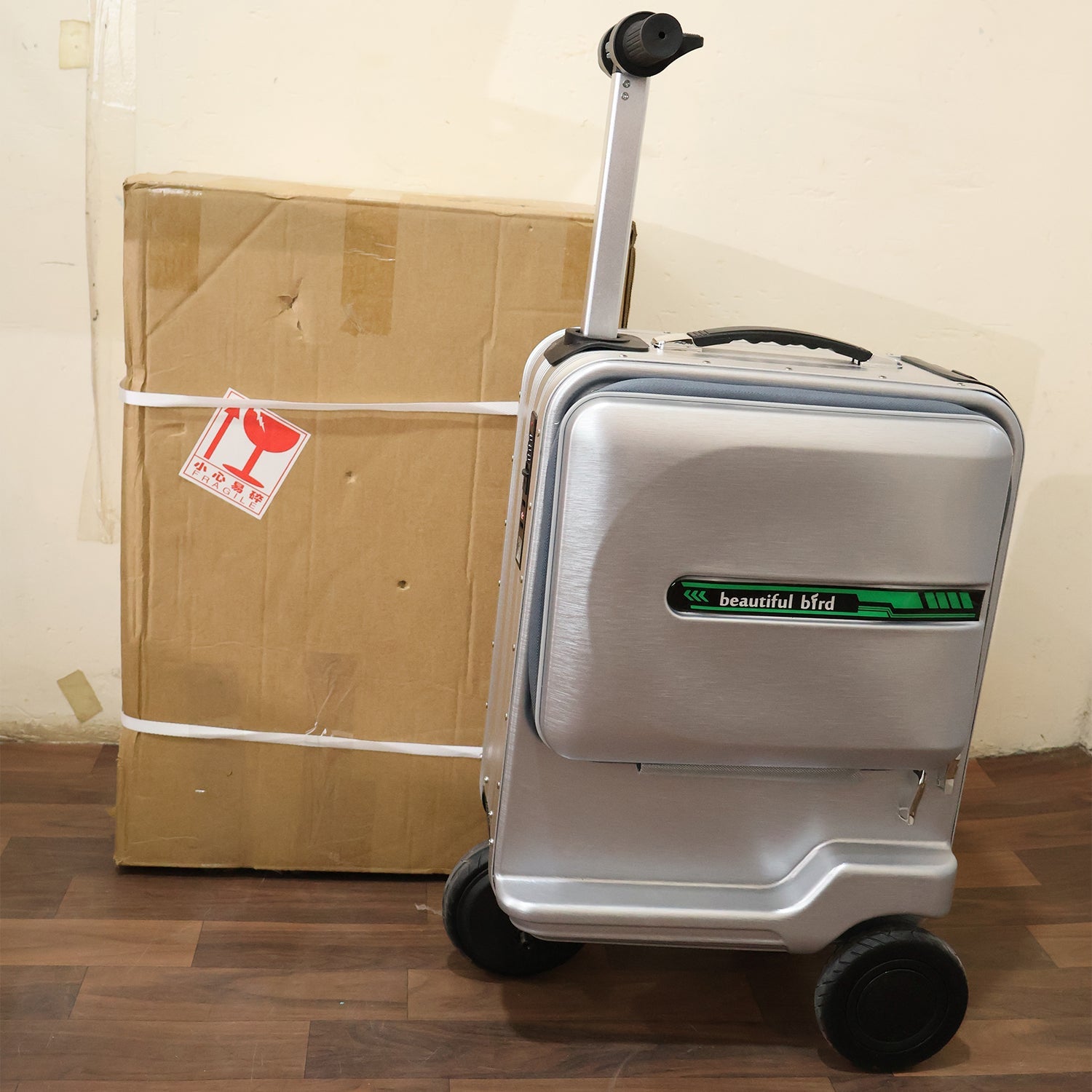 Scooter style travel trolley bag for short trips