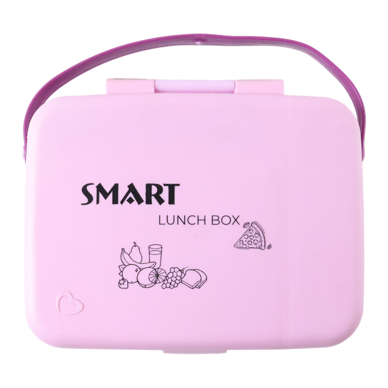 Meal prep lunch box with separate compartments and spoon included