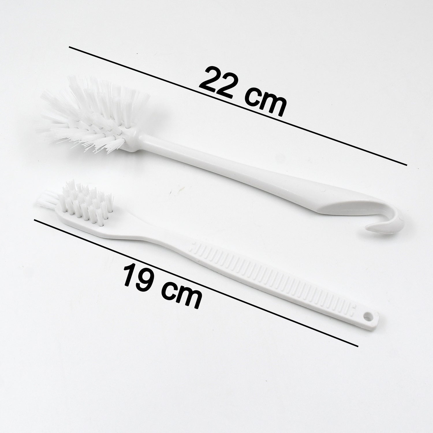 Cleaning brush on kitchen surface for effective cleaning