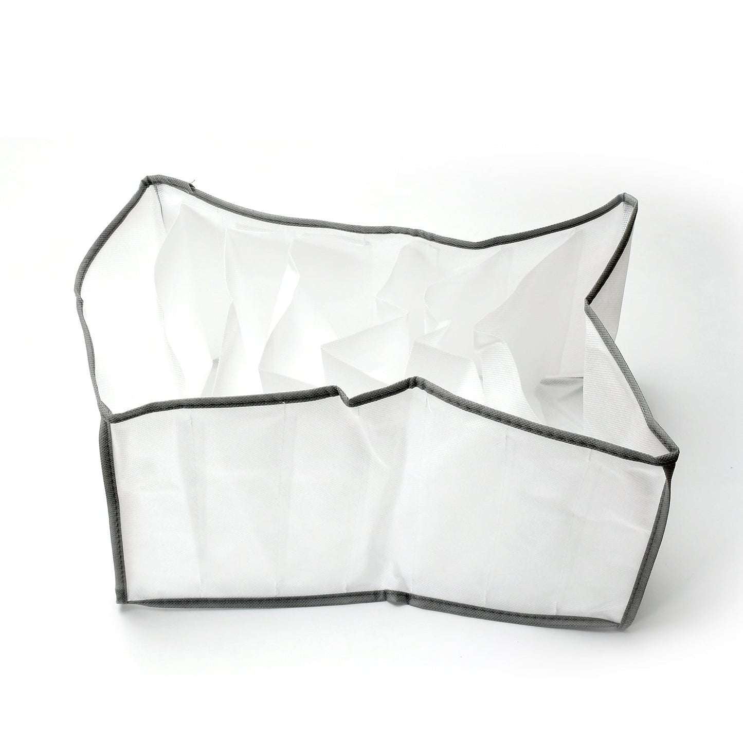 Organivo 7 Grid Clothes Organizer perfectly placed in a wardrobe drawer with jeans.