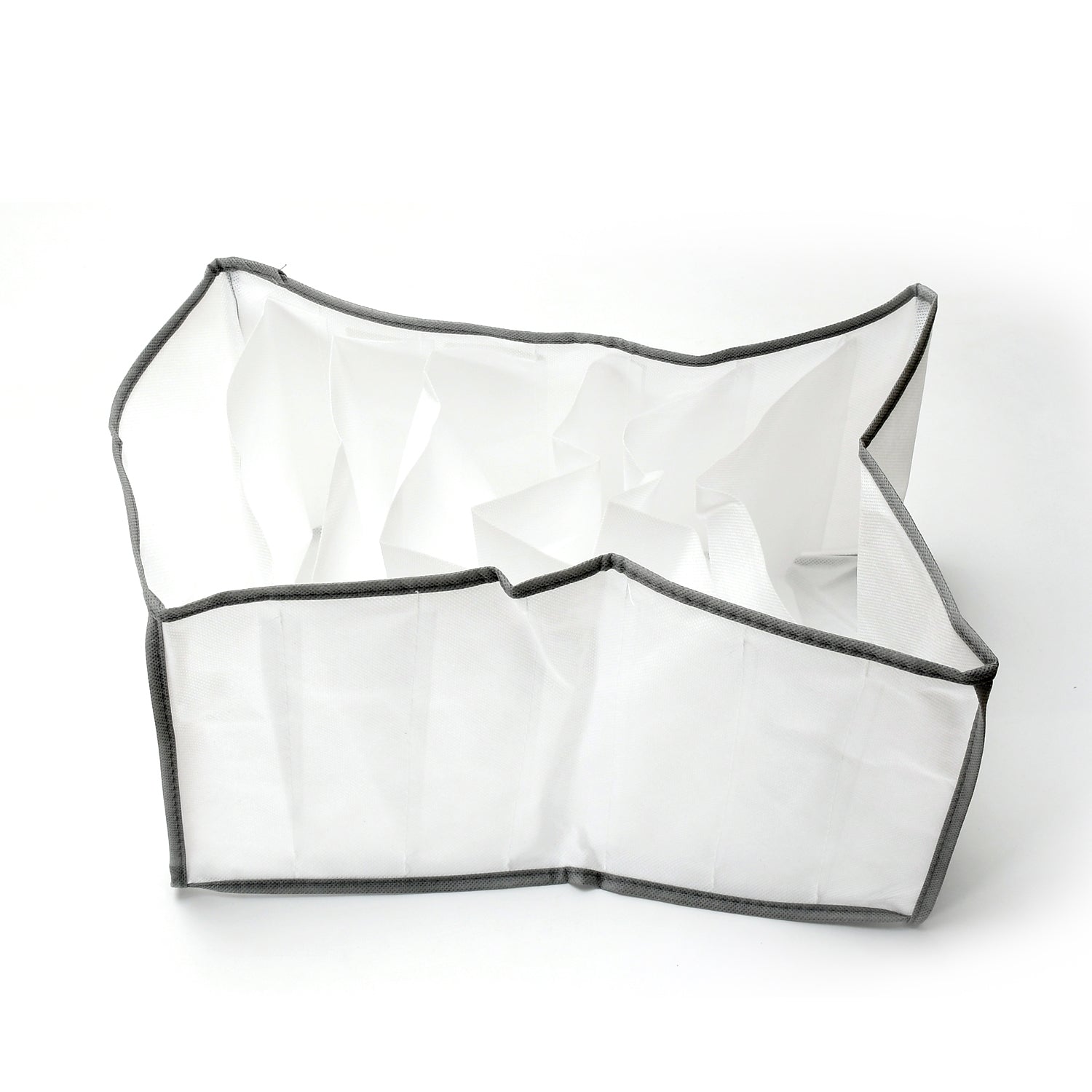 Organivo 7 Grid Clothes Organizer perfectly placed in a wardrobe drawer with jeans.