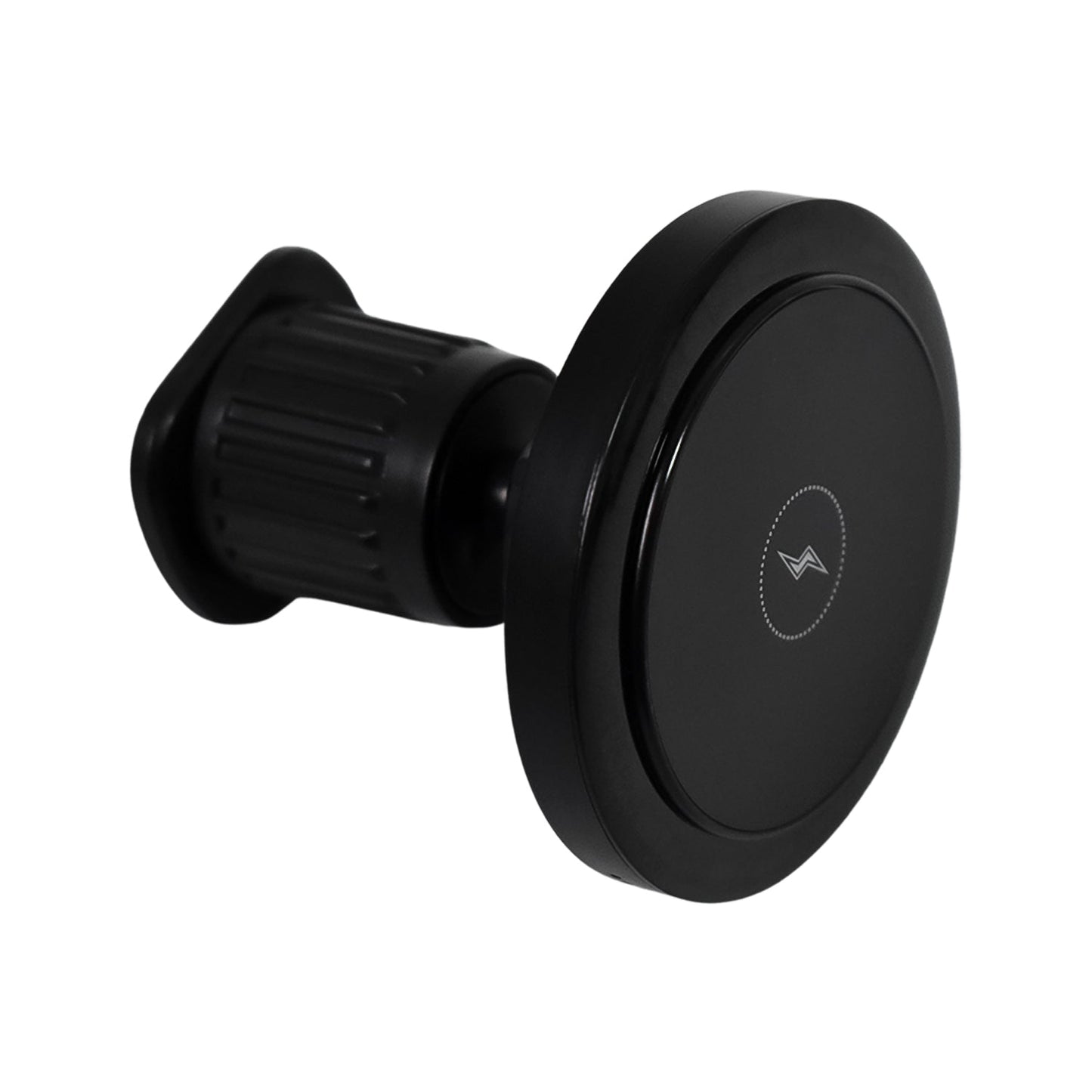 MagSafe-compatible magnetic wireless car charger with strong grip.
