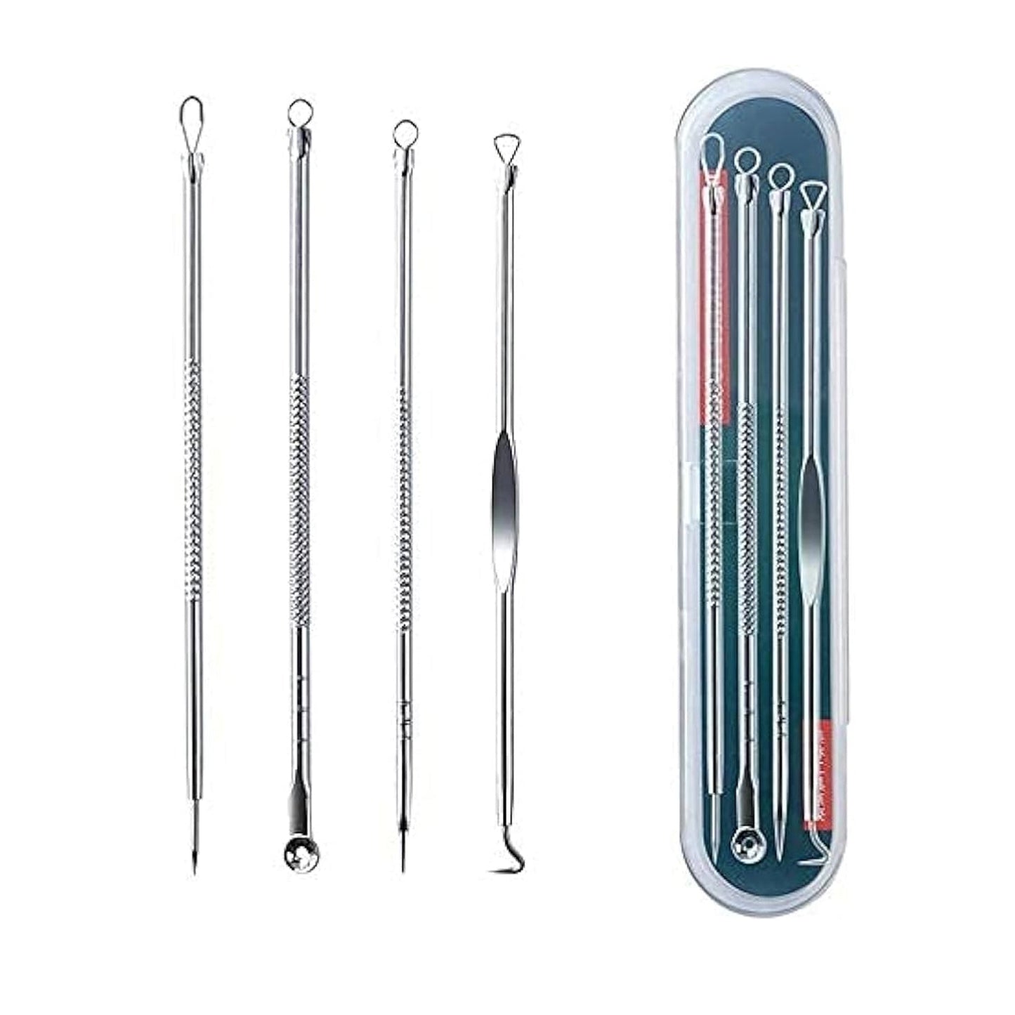 Compact portable case for hygienic storage of blackhead remover tools