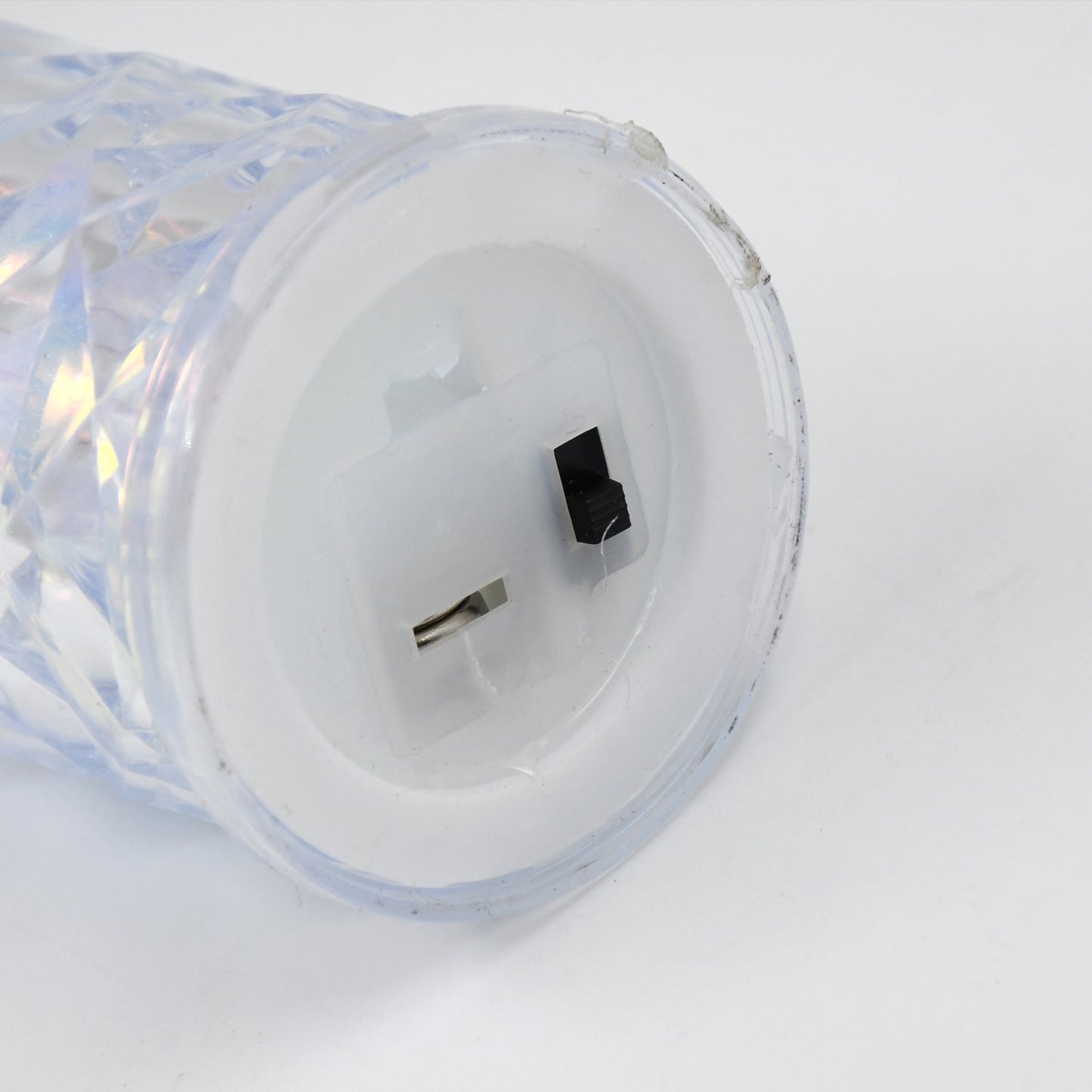 LED tealight candle in a decorative setting, enhancing the festive atmosphere.