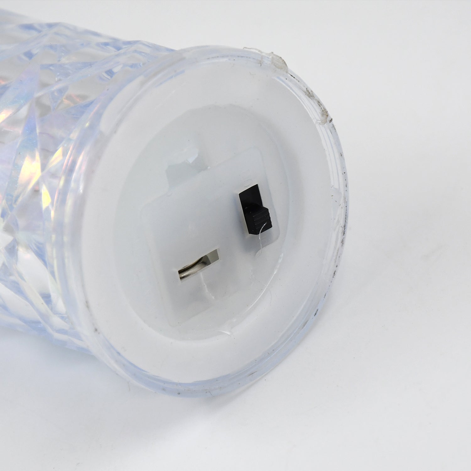 LED tealight candle in a decorative setting, enhancing the festive atmosphere.