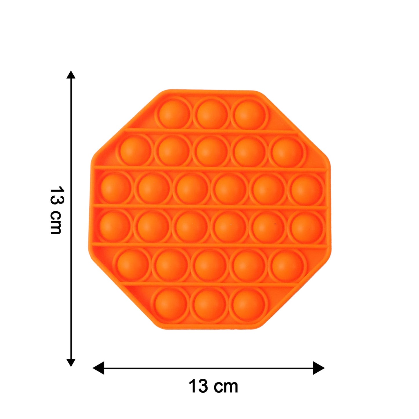 Finger pressing bubble on Pop It Fidget Toy