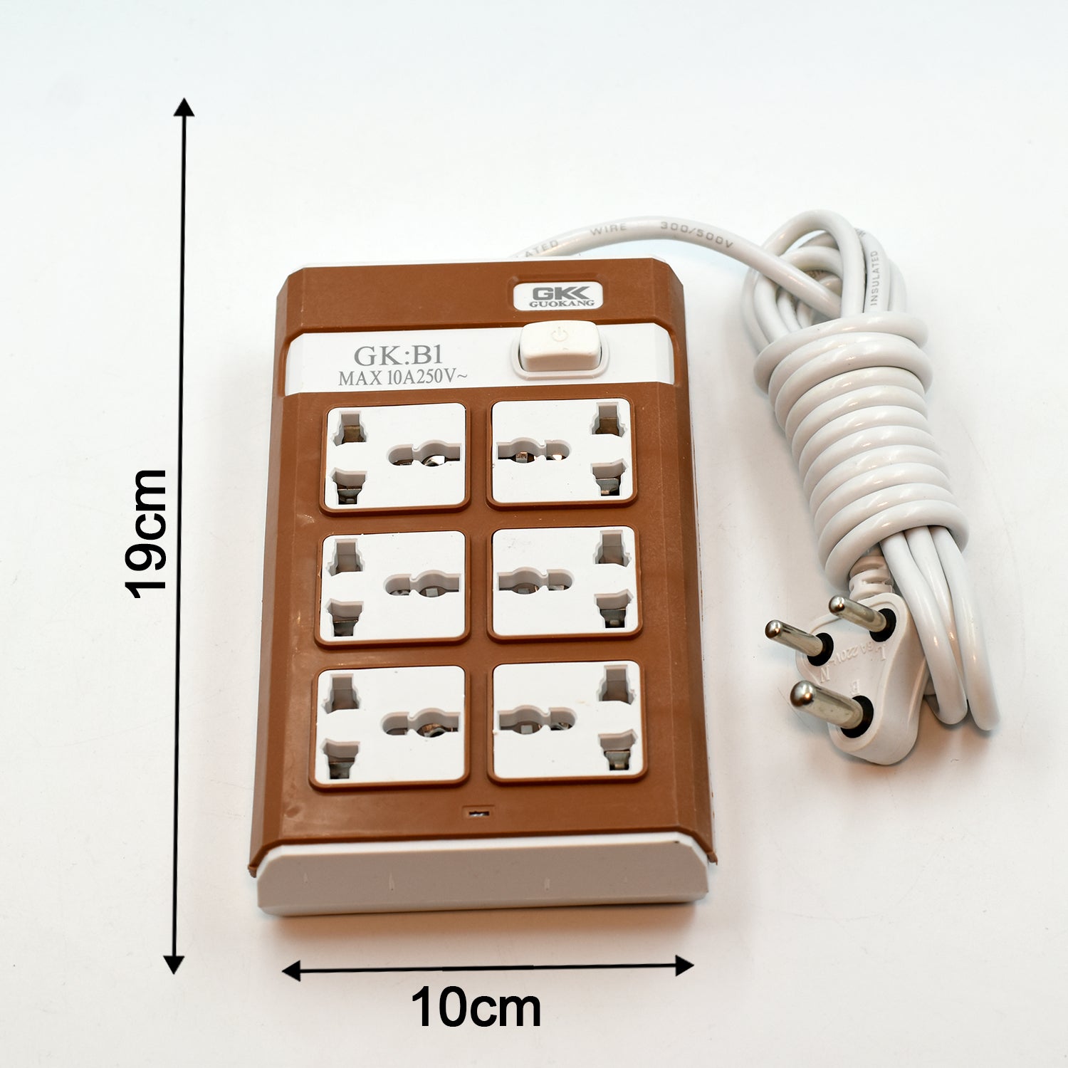 Extension board featuring robust surge protection for electronic devices.
