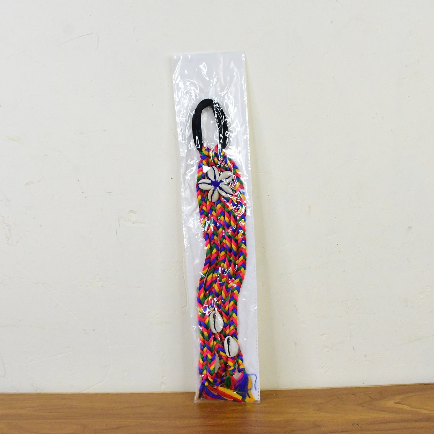 Traditional multicolor braided kodi string bow hair accessory
