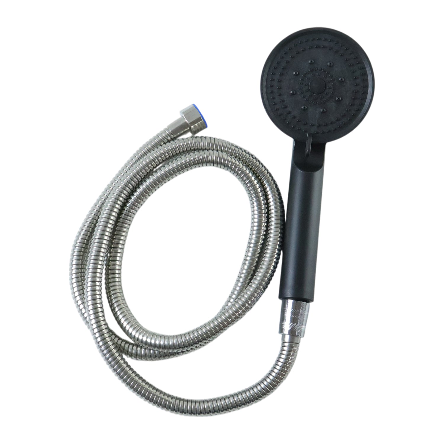 Handheld shower head with ergonomic grip