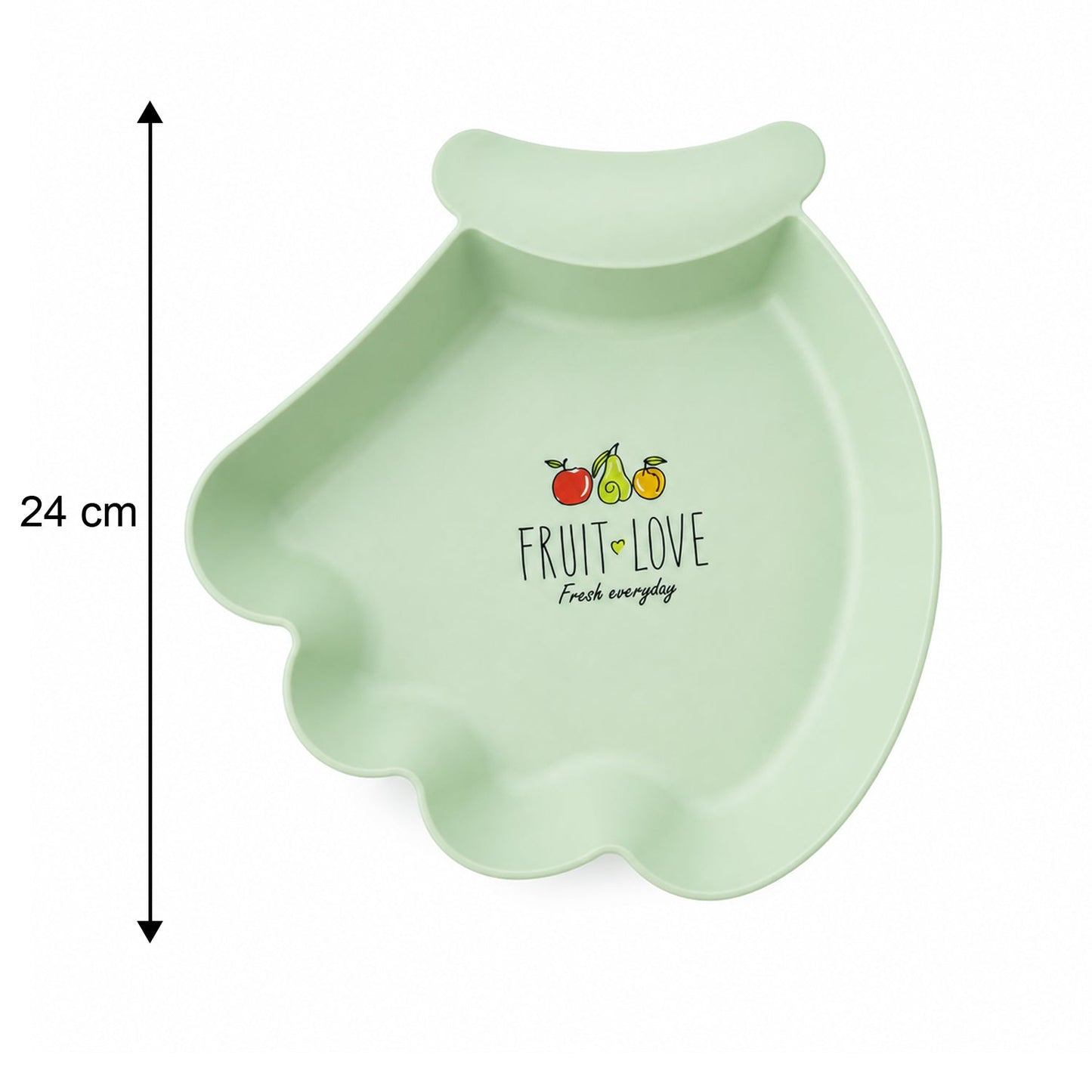 Colorful plastic tray for kids food serving