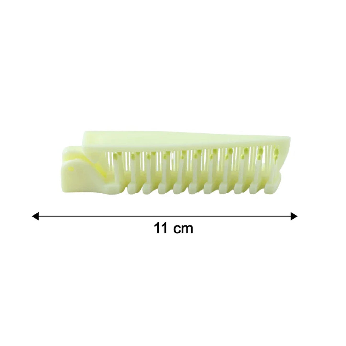 Lightweight foldable hair comb & brush in use for daily styling