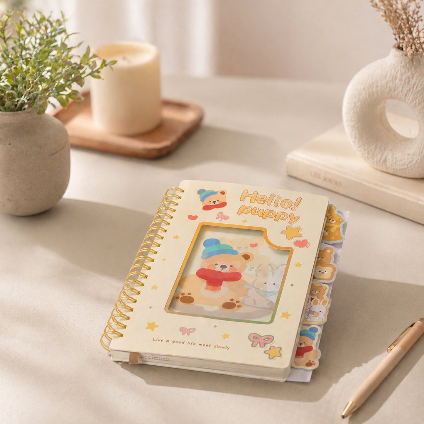Office and school diary with fun cartoon print