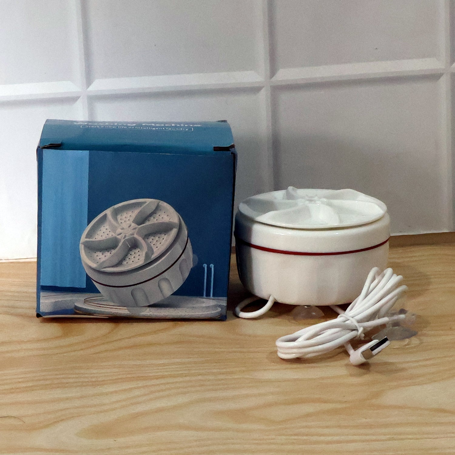 Compact portable washing machine ideal for travel and small spaces