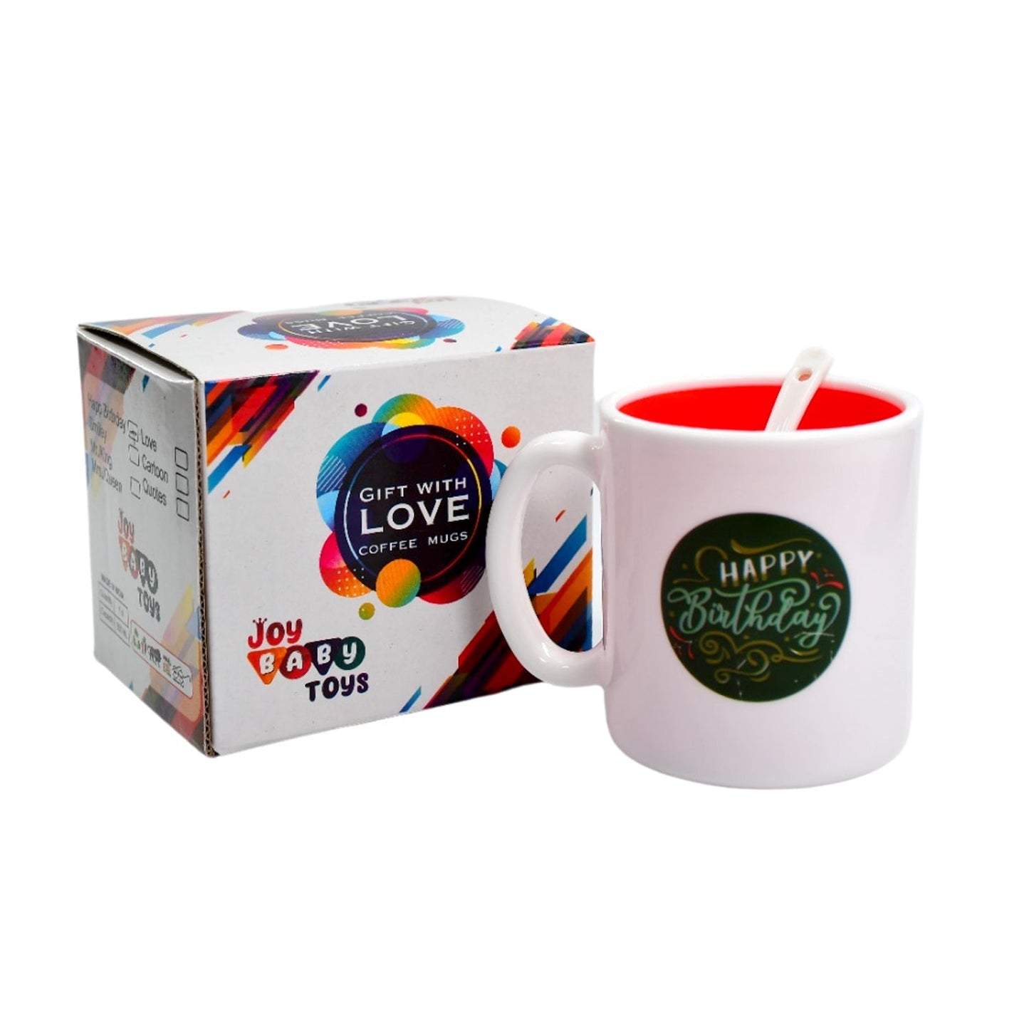 Beautifully crafted tea cup with a mixed design, ready for your favorite brew.