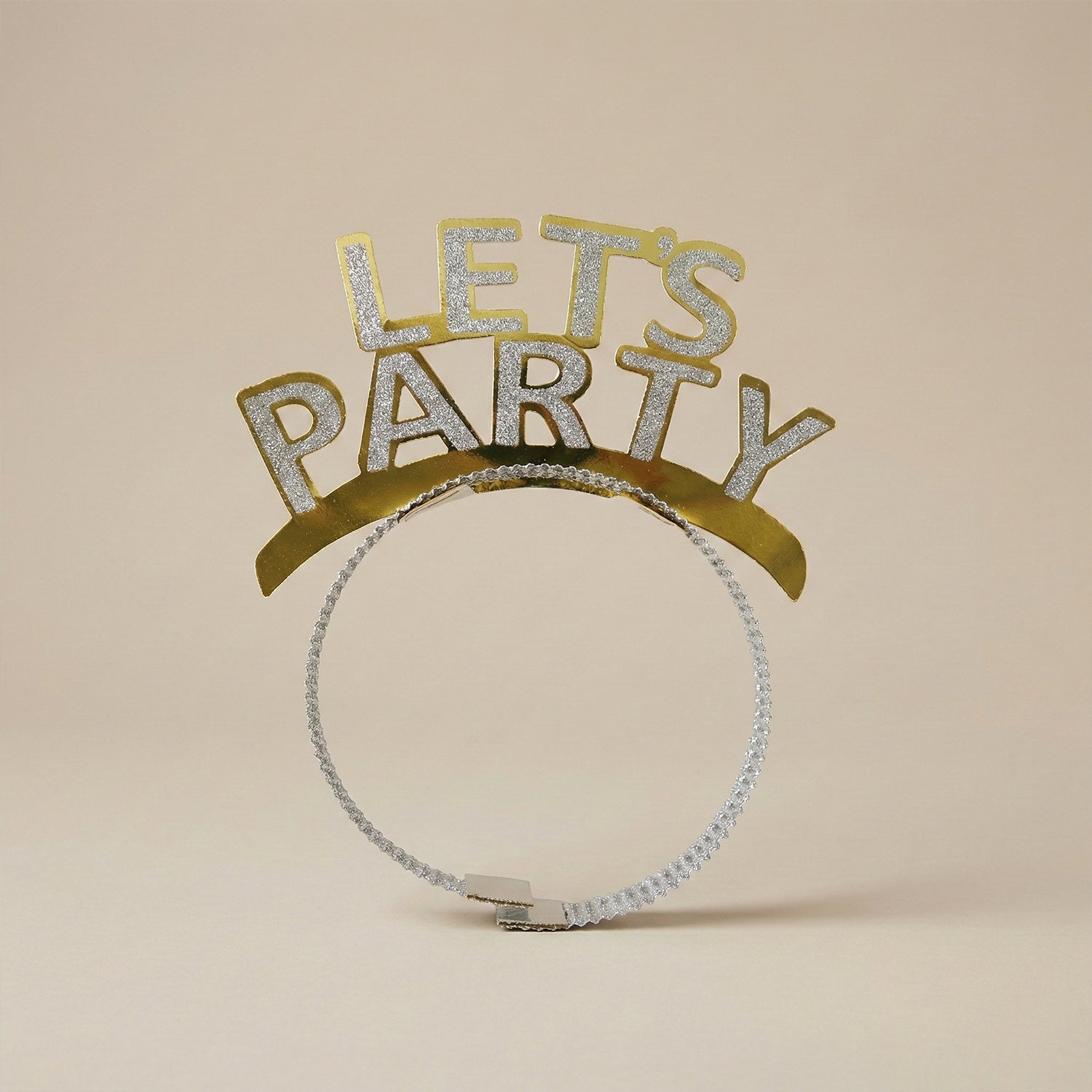 LET'S PARTY glitter headband set designed for stylish and fun party guests